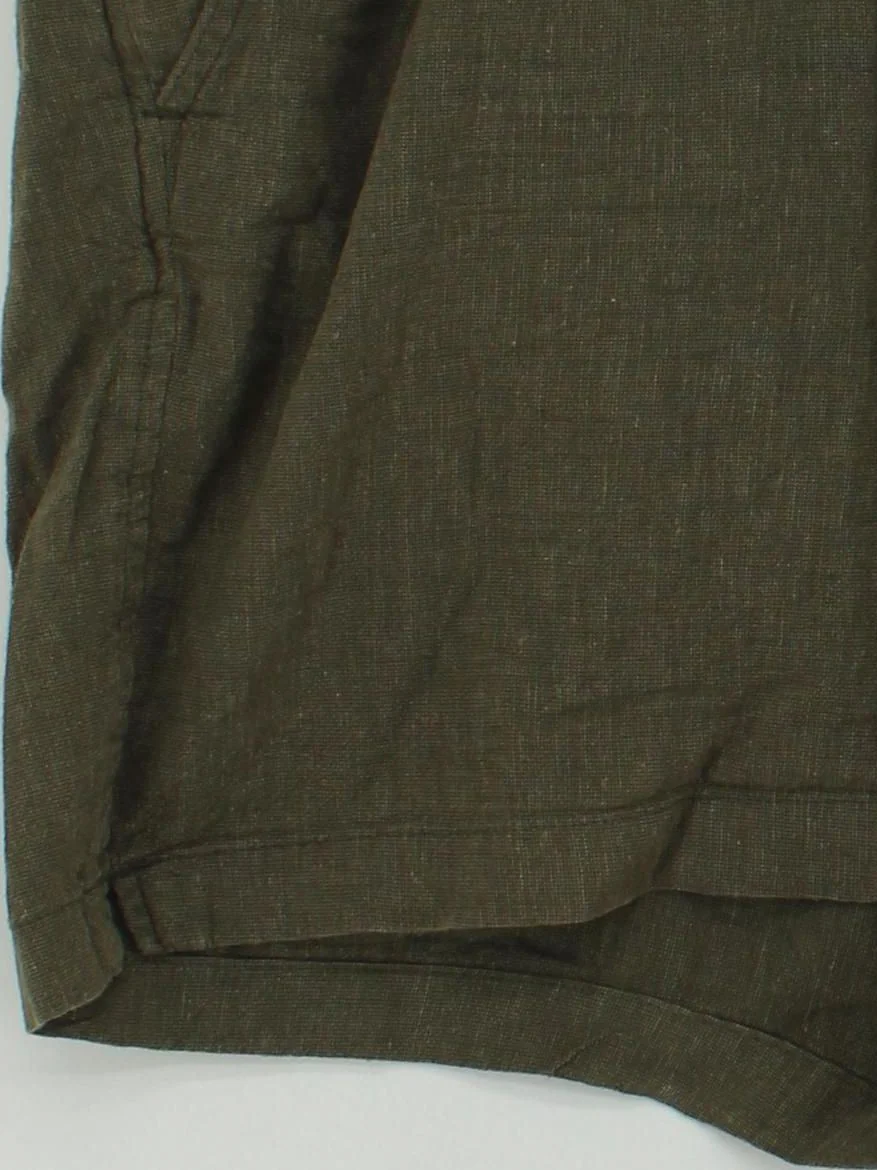 Abercrombie & Fitch Men's Shorts XXL Green Cotton with Linen, Elastane Chino - Image 4