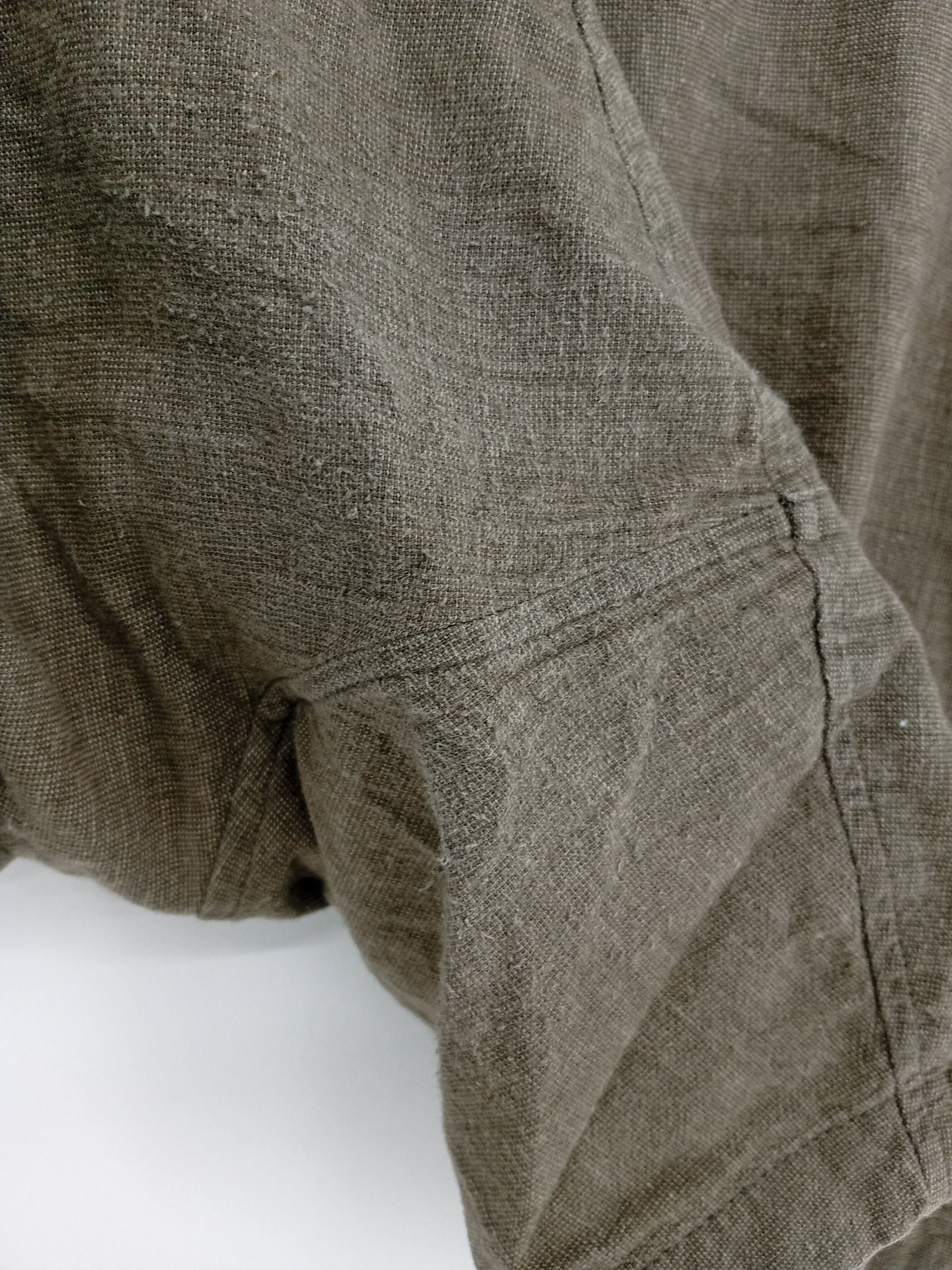 Abercrombie & Fitch Men's Shorts XXL Green Cotton with Linen, Elastane Chino - Image 5
