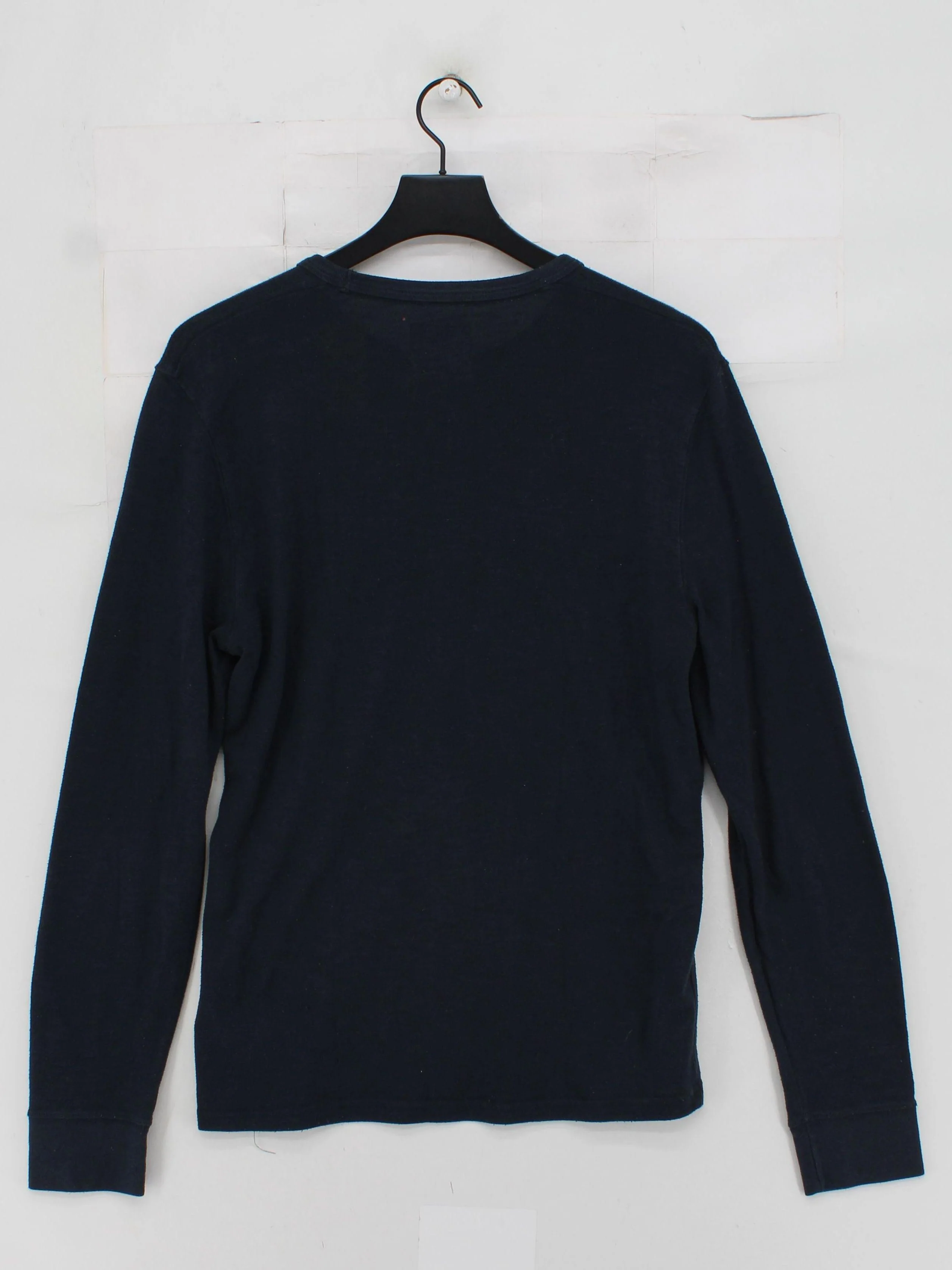 Abercrombie & Fitch Men's T-Shirt M Blue Graphic Cotton with Polyester Basic - Image 2
