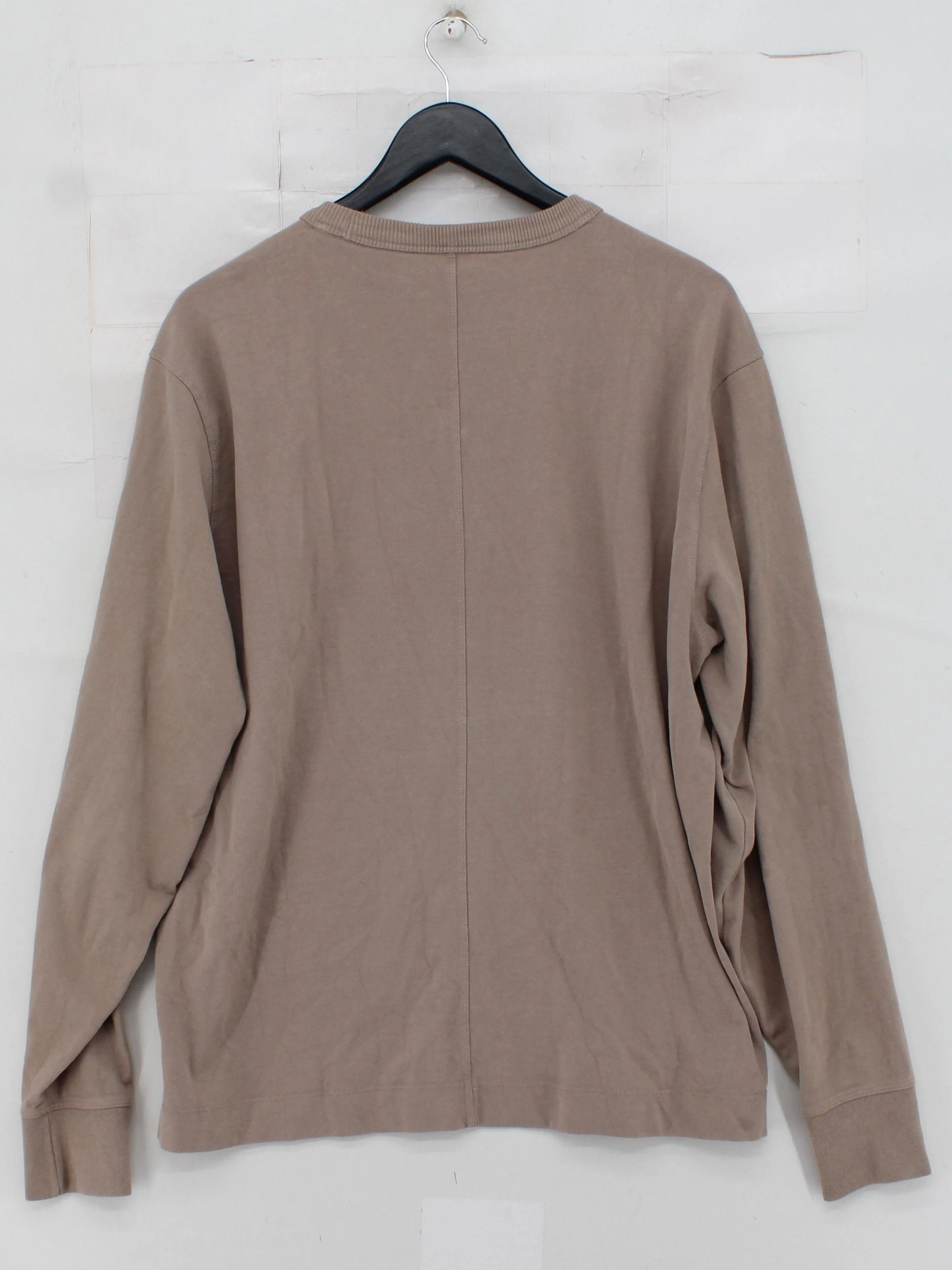Abercrombie & Fitch Men's T-Shirt M Brown 100% Cotton Basic - Image 2