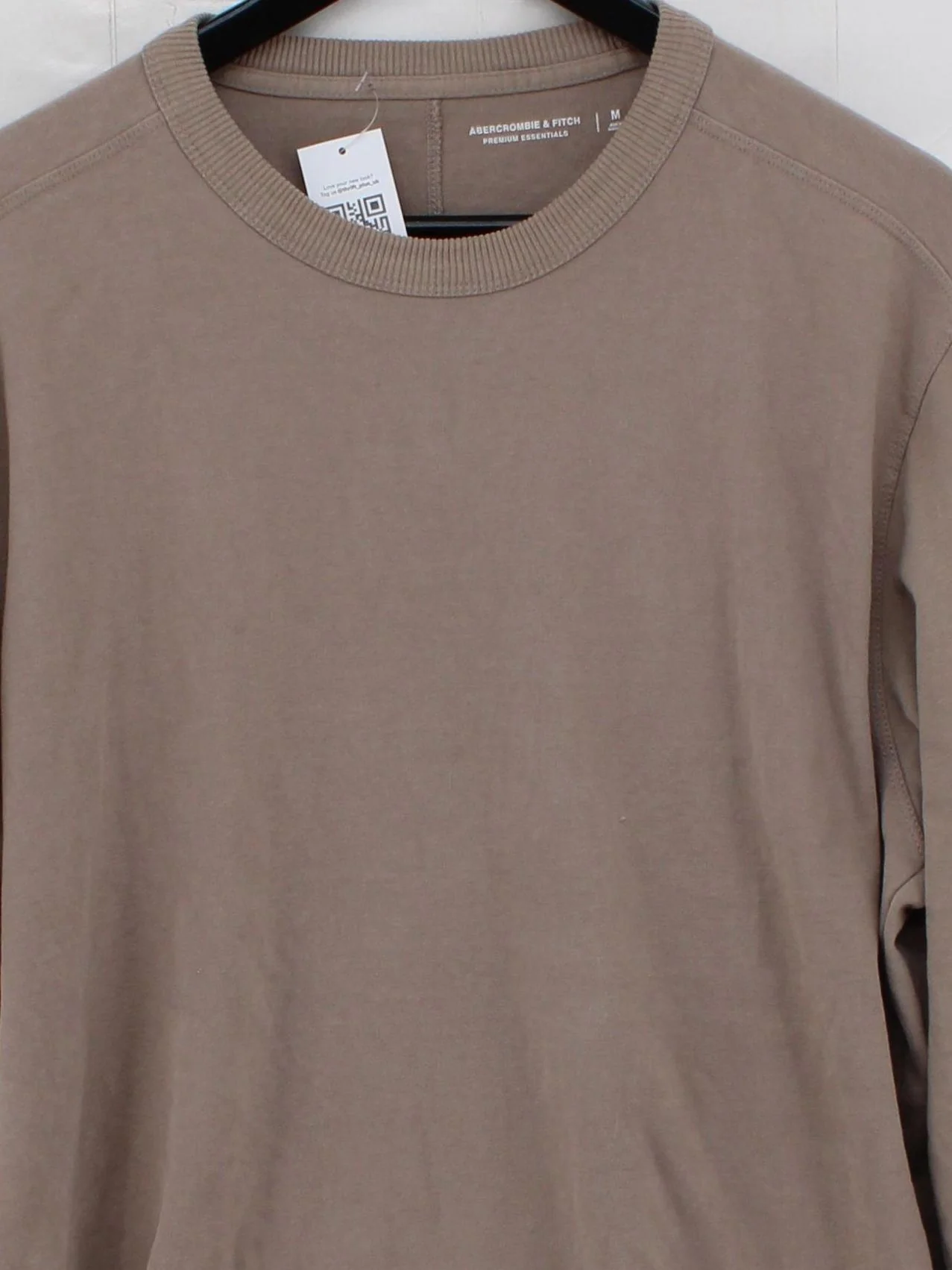 Abercrombie & Fitch Men's T-Shirt M Brown 100% Cotton Basic - Image 3