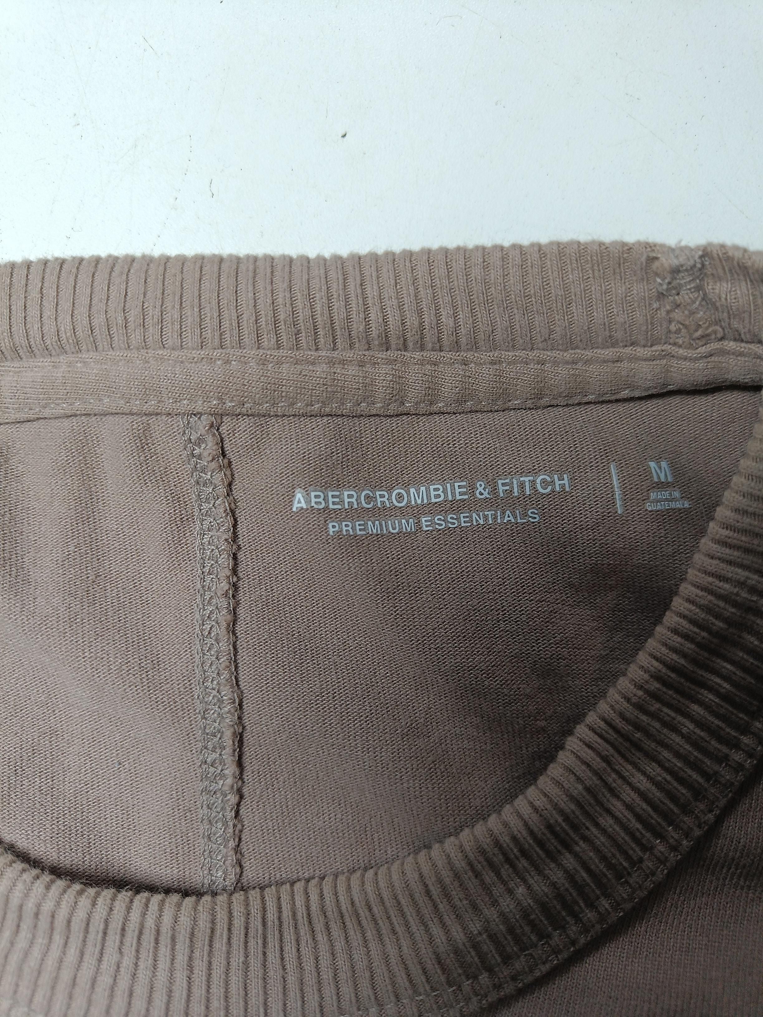 Abercrombie & Fitch Men's T-Shirt M Brown 100% Cotton Basic - Image 5