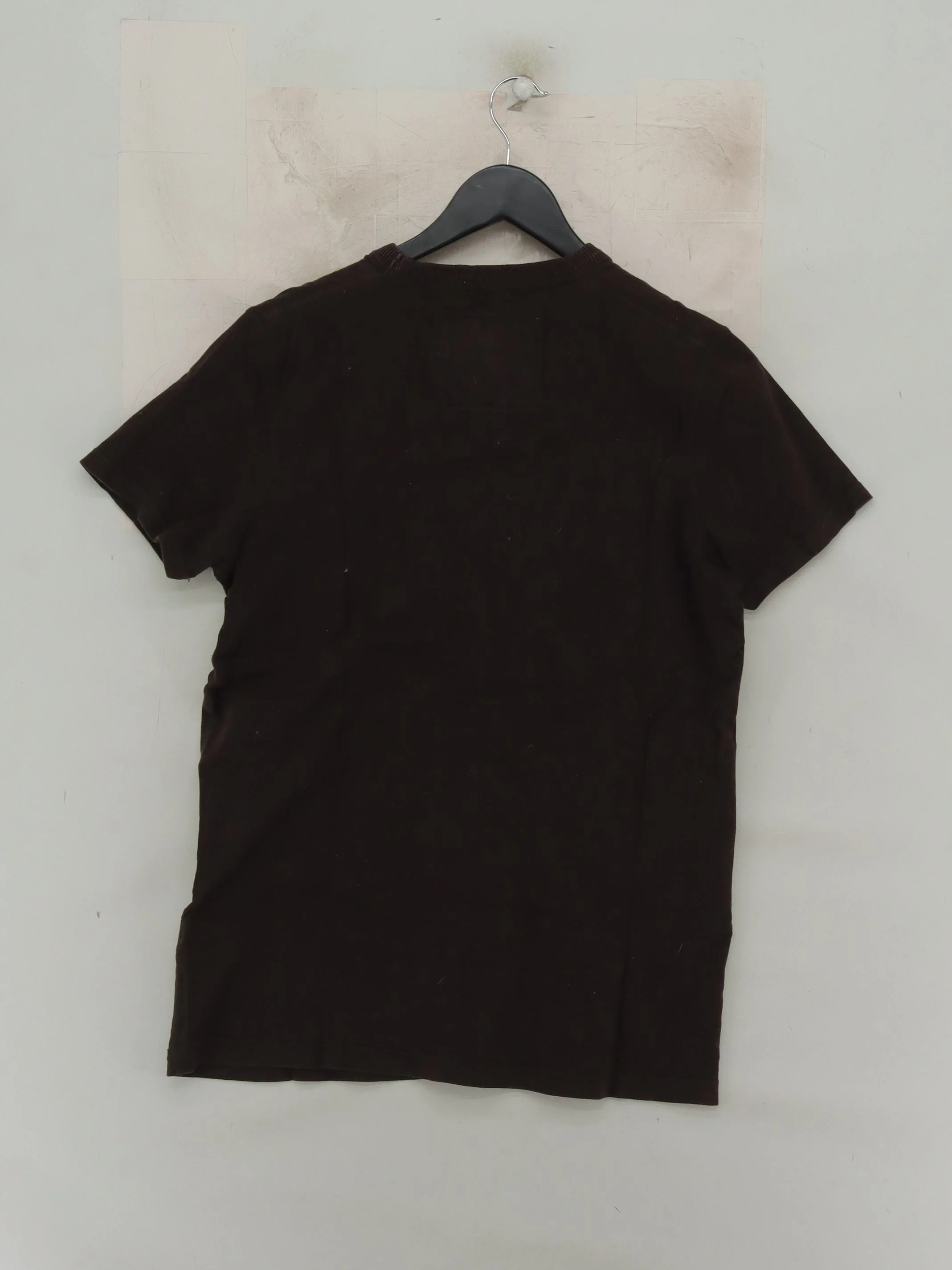 Abercrombie & Fitch Men's T-Shirt M Brown Graphic 100% Cotton Basic - Image 2