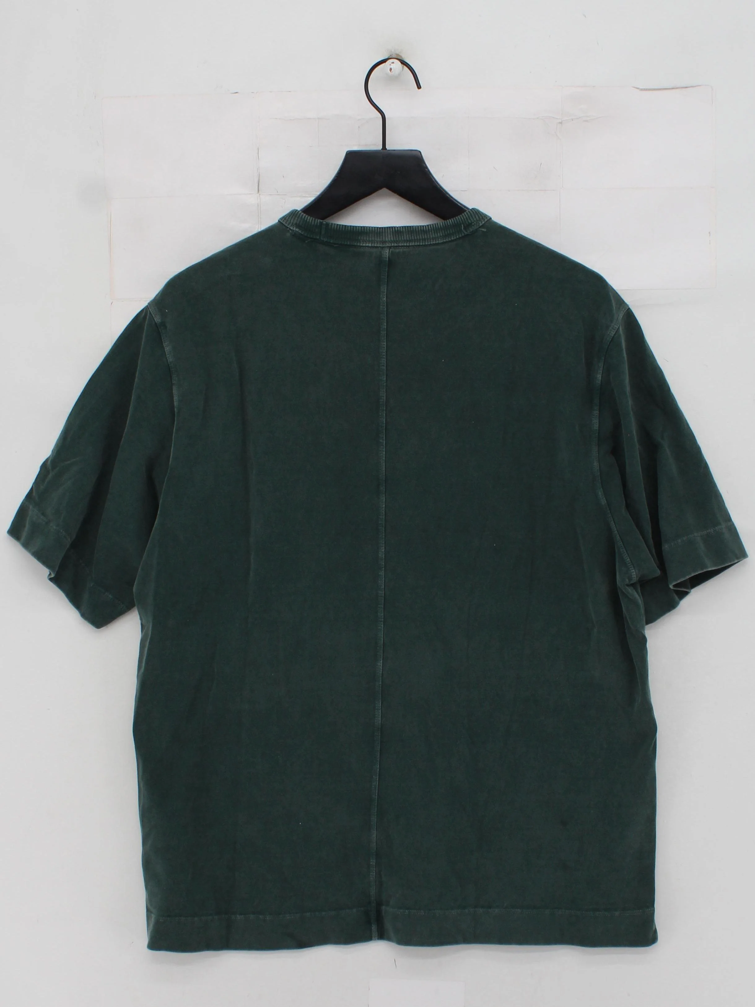 Abercrombie & Fitch Men's T-Shirt M Green 100% Cotton Basic - Image 2