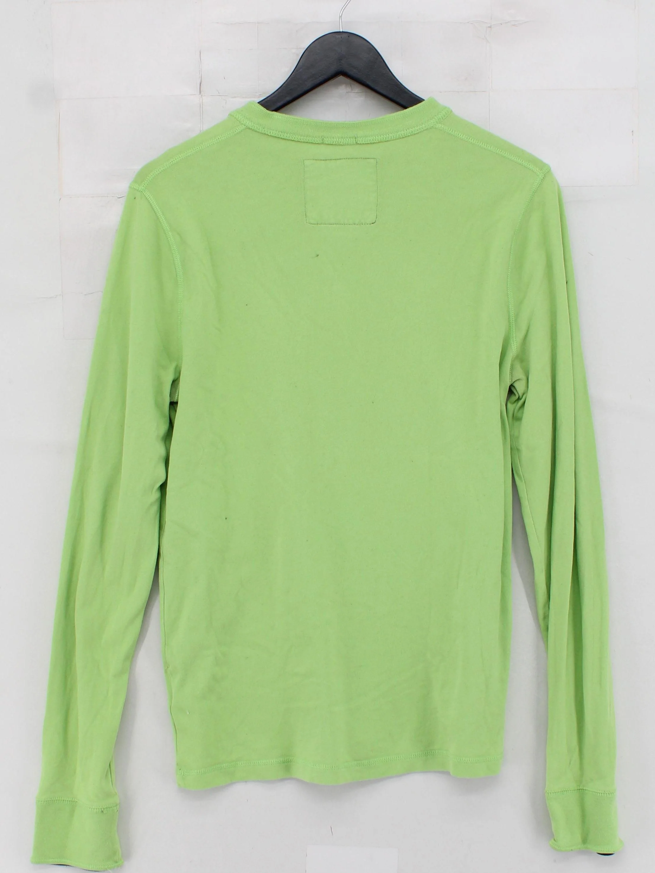 Abercrombie & Fitch Men's T-Shirt M Green 100% Cotton Basic - Image 2