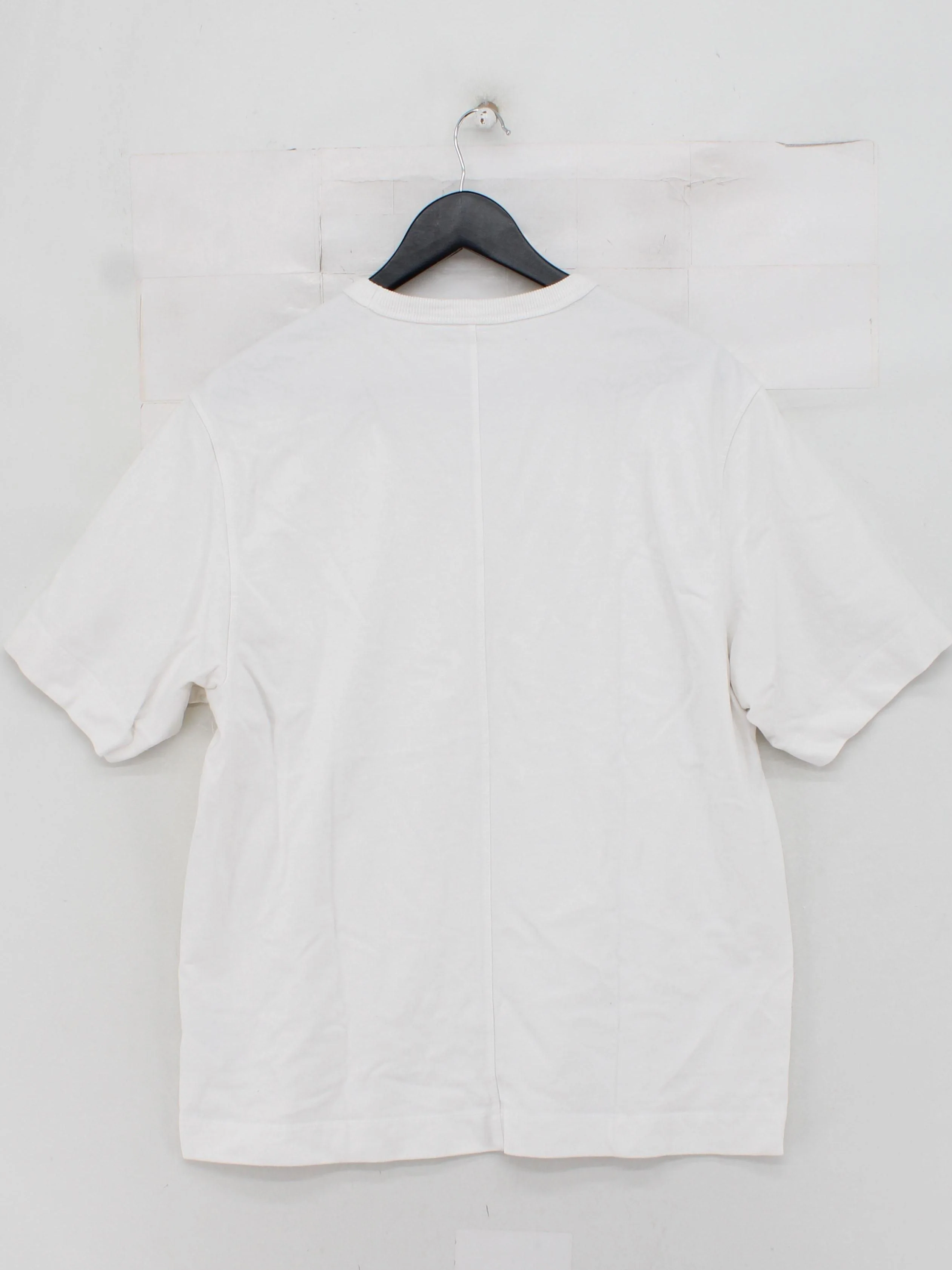 Abercrombie & Fitch Men's T-Shirt M White 100% Cotton Basic - Image 2