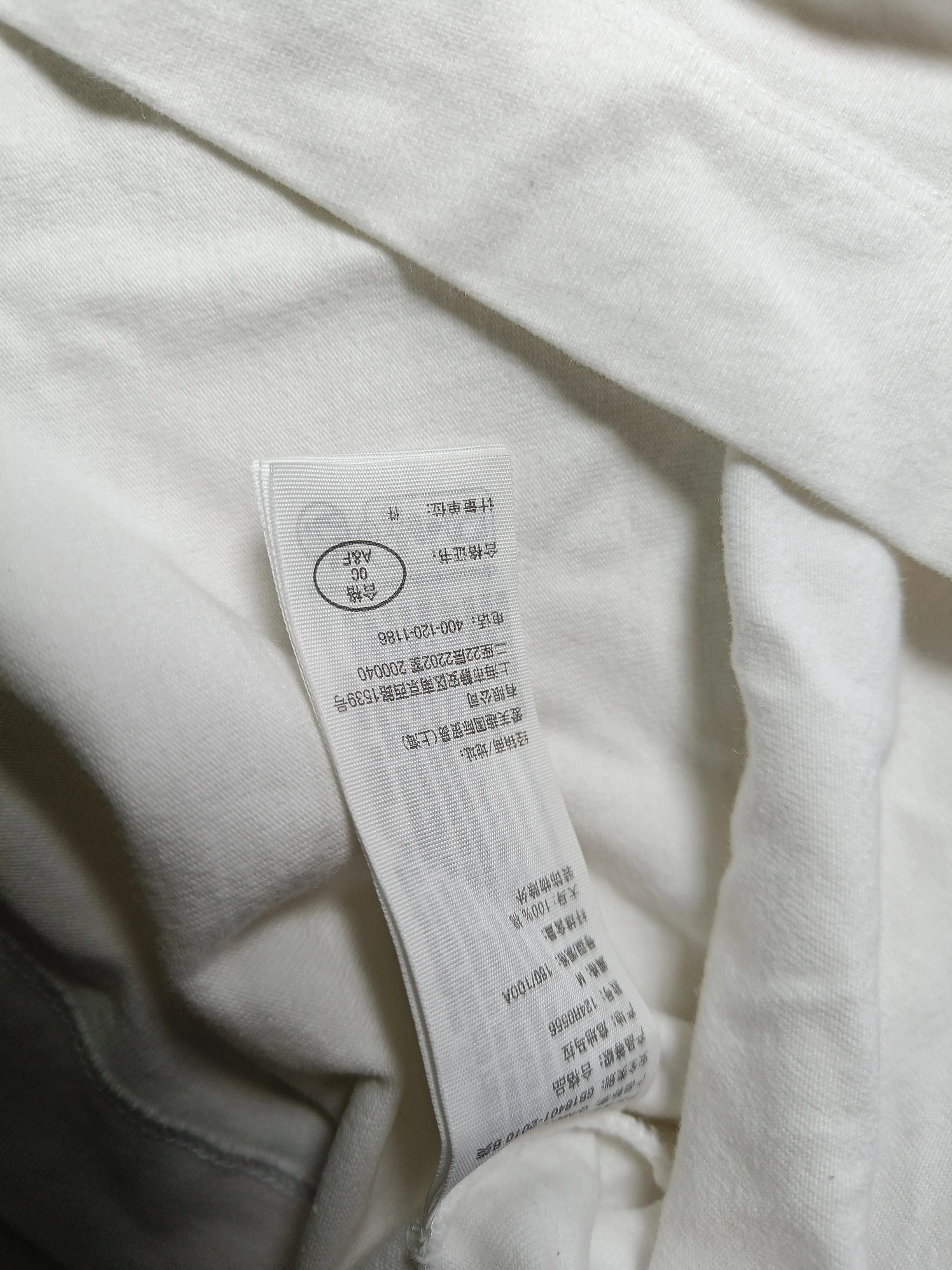 Abercrombie & Fitch Men's T-Shirt M White 100% Cotton Basic - Image 6