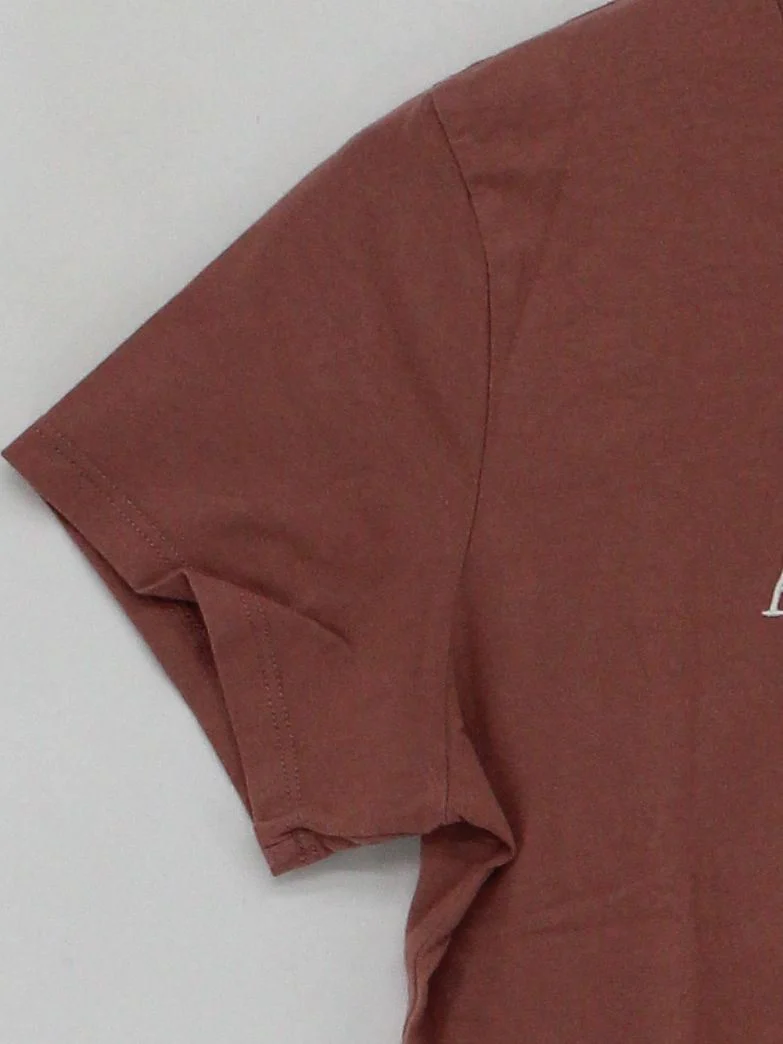 Abercrombie & Fitch Men's T-Shirt S Brown Graphic 100% Cotton Basic - Image 4