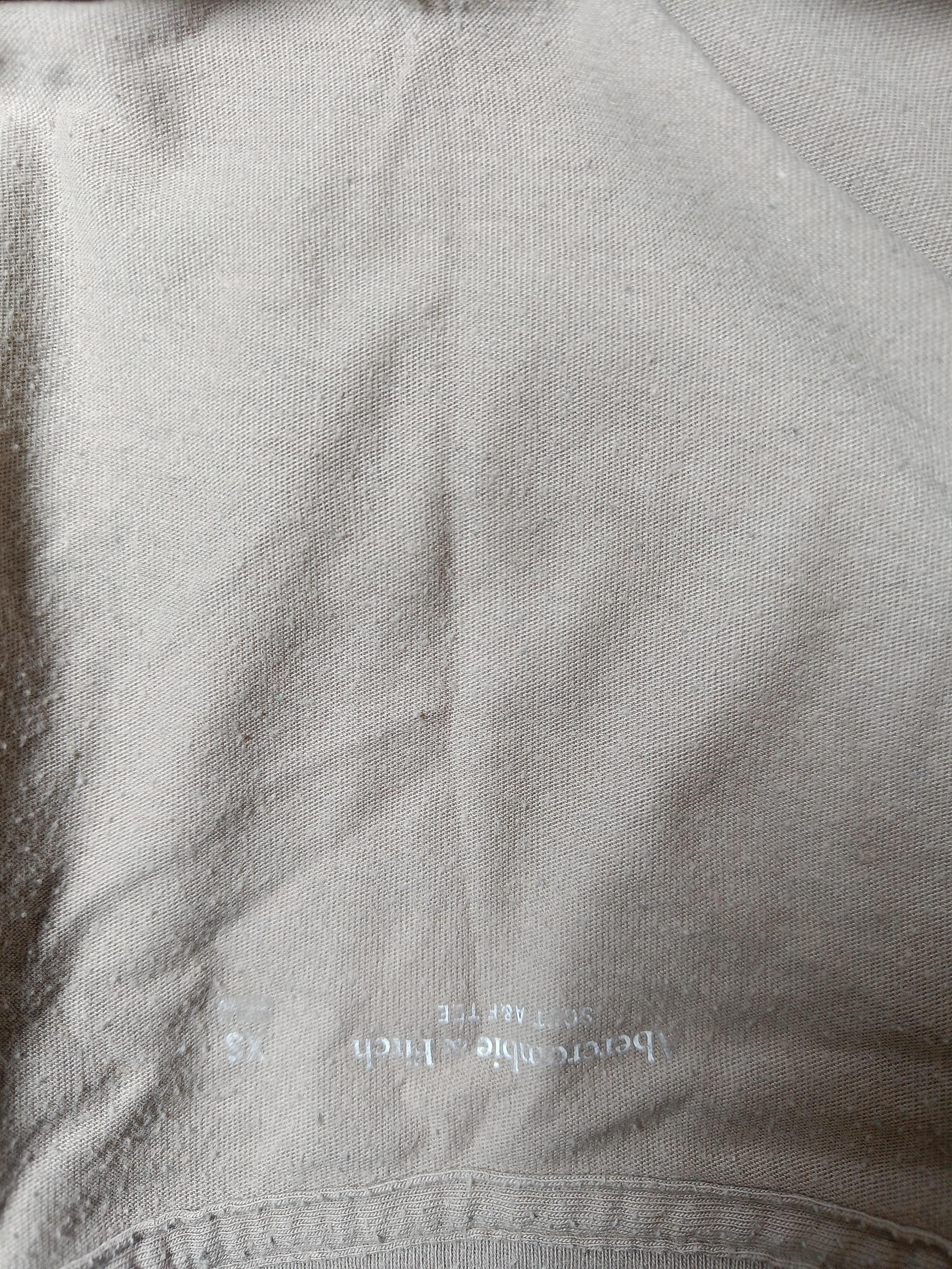 Abercrombie & Fitch Men's T-Shirt XS Tan Cotton with Polyester Basic - Image 6