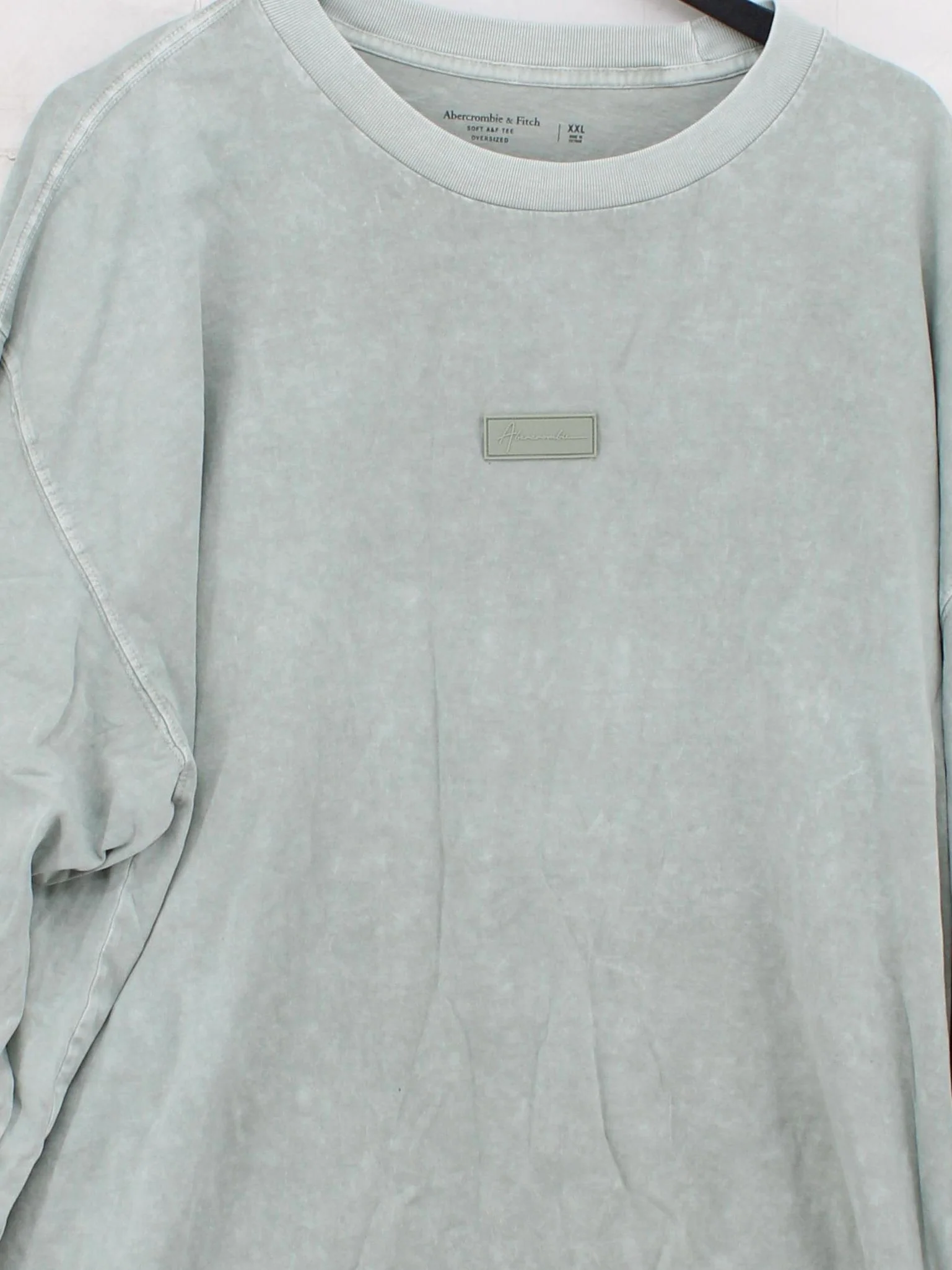 Abercrombie & Fitch Men's T-Shirt XXL Green 100% Cotton Basic - Image 3