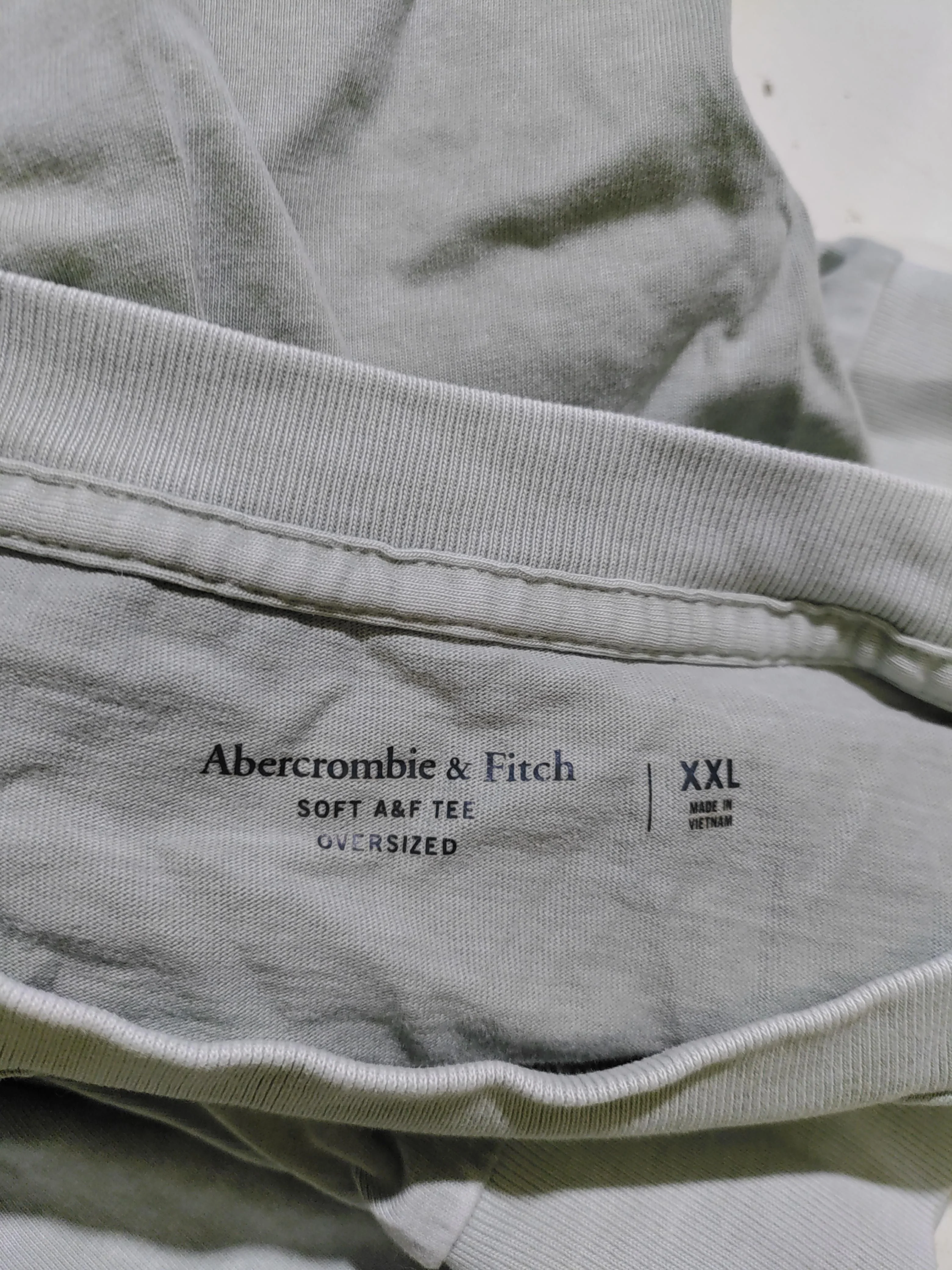 Abercrombie & Fitch Men's T-Shirt XXL Green 100% Cotton Basic - Image 5