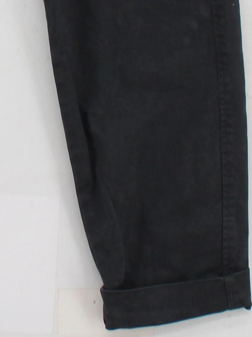 Abercrombie & Fitch Men's Trousers M Black Cotton with Elastane Tapered Chino - Image 4