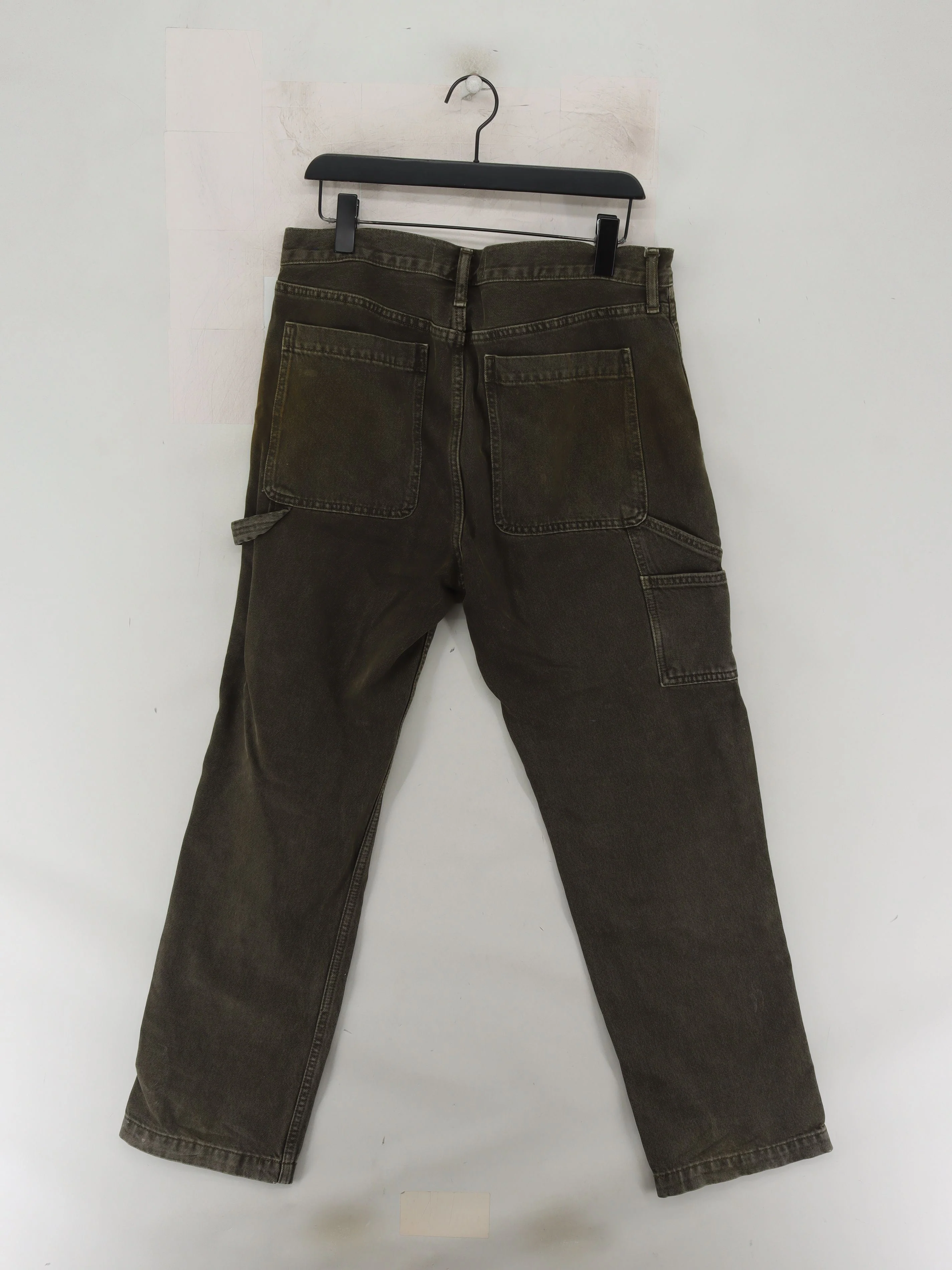 Abercrombie & Fitch Men's Trousers M Green 100% Cotton Straight Chino - Image 2