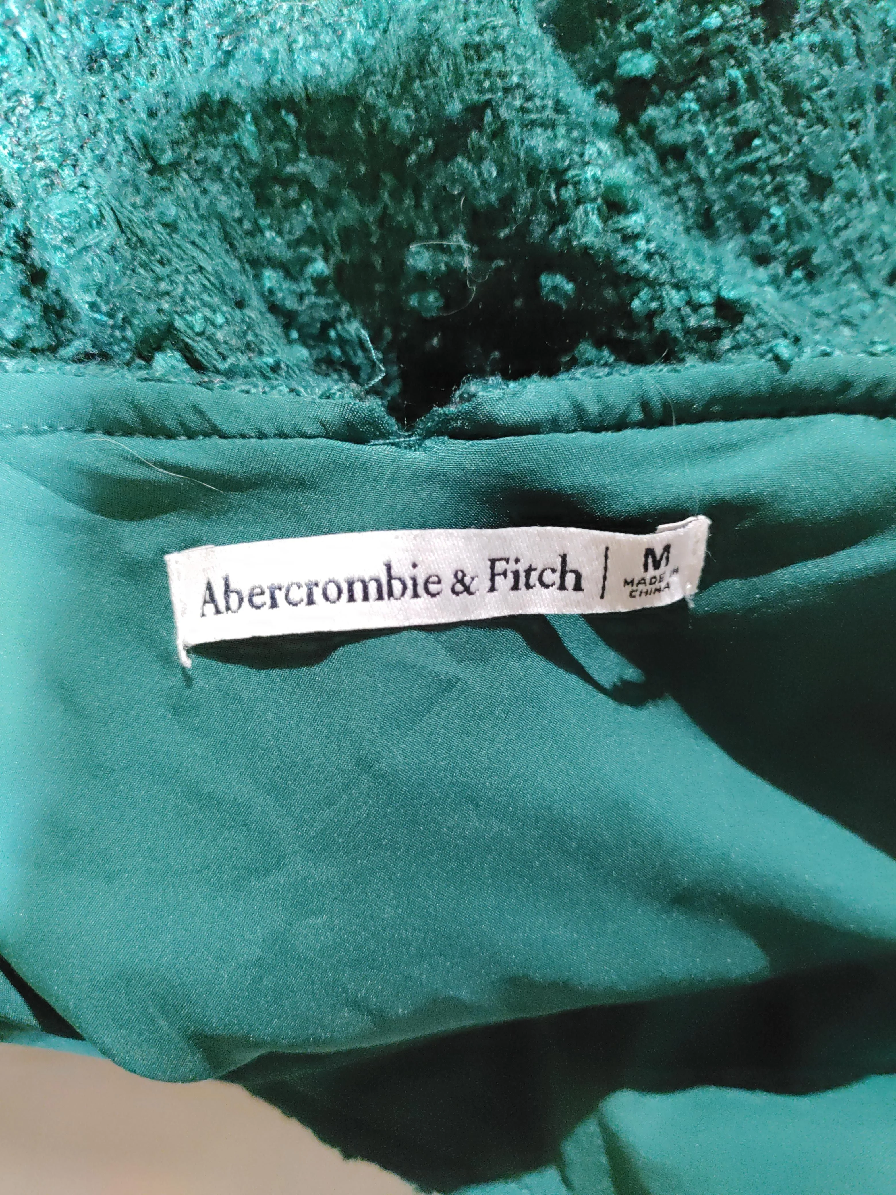 Abercrombie & Fitch Pinafore/Dungaree Mini Dress M in Green - Image 6