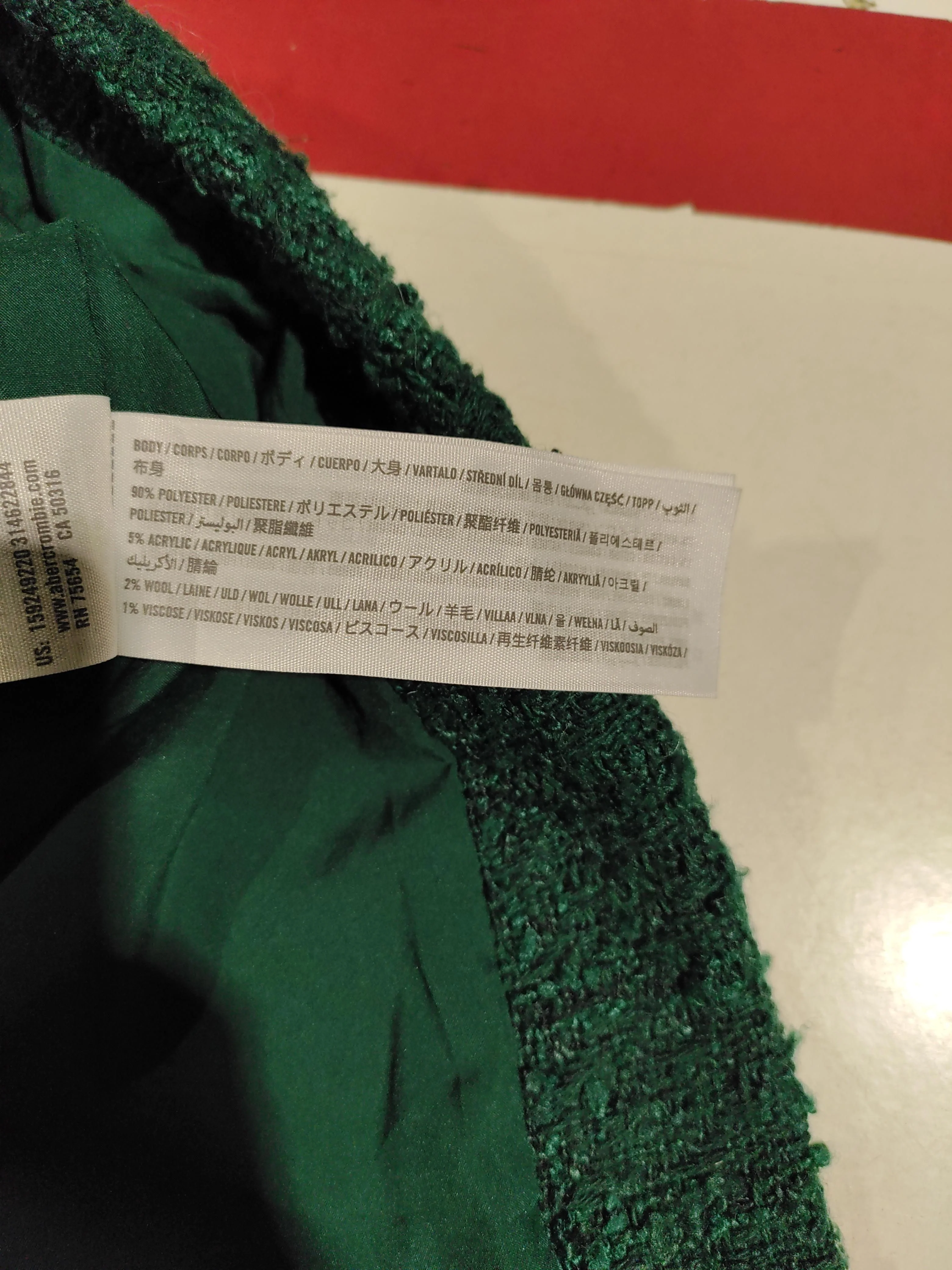 Abercrombie & Fitch Pinafore/Dungaree Mini Dress M in Green - Image 7