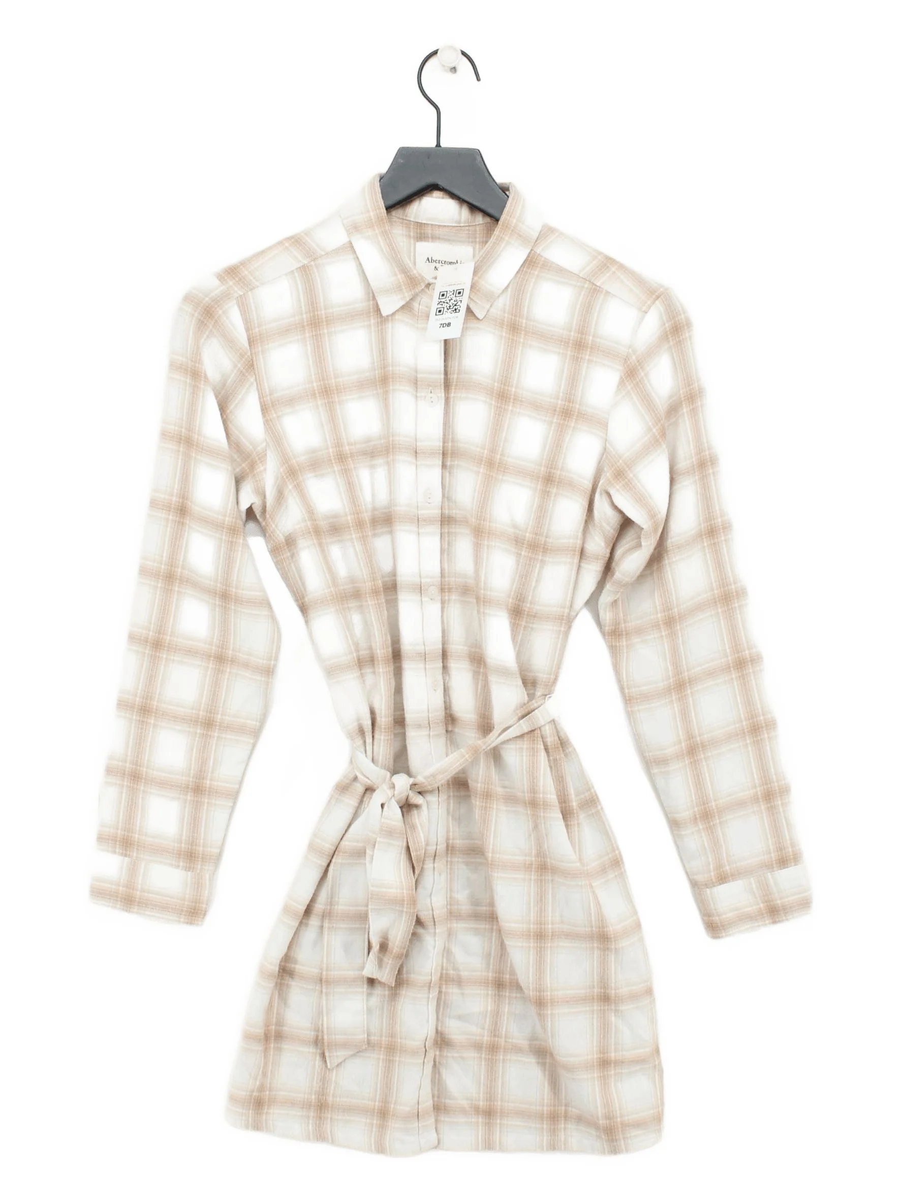 Abercrombie & Fitch Shirt Mini Dress XS in Tan