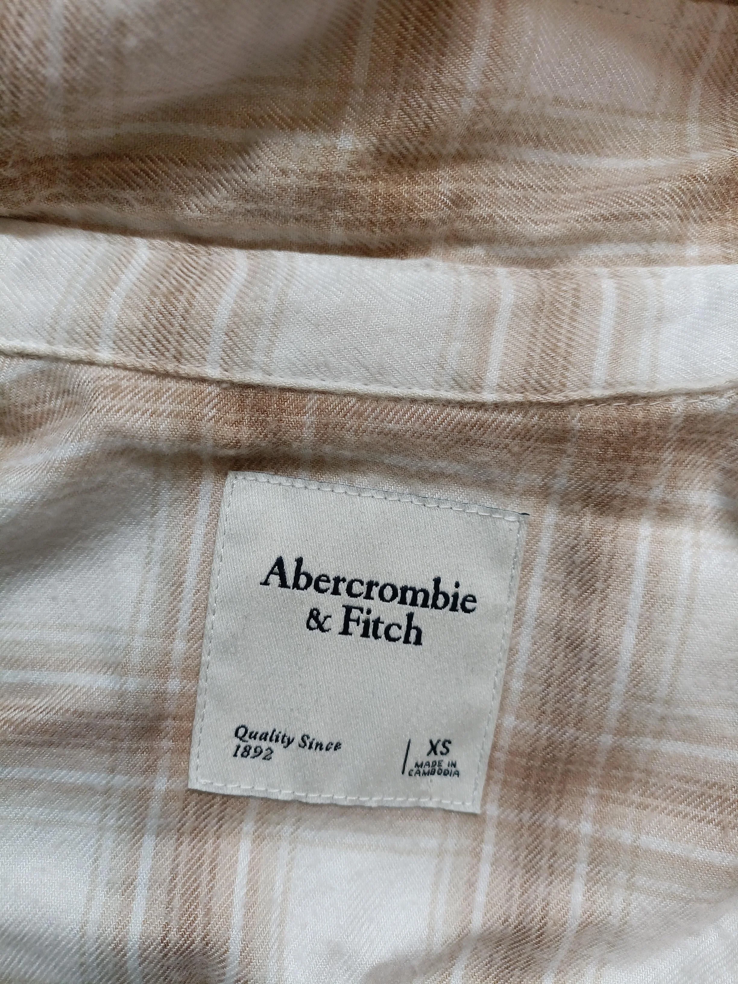 Abercrombie & Fitch Shirt Mini Dress XS in Tan - Image 5