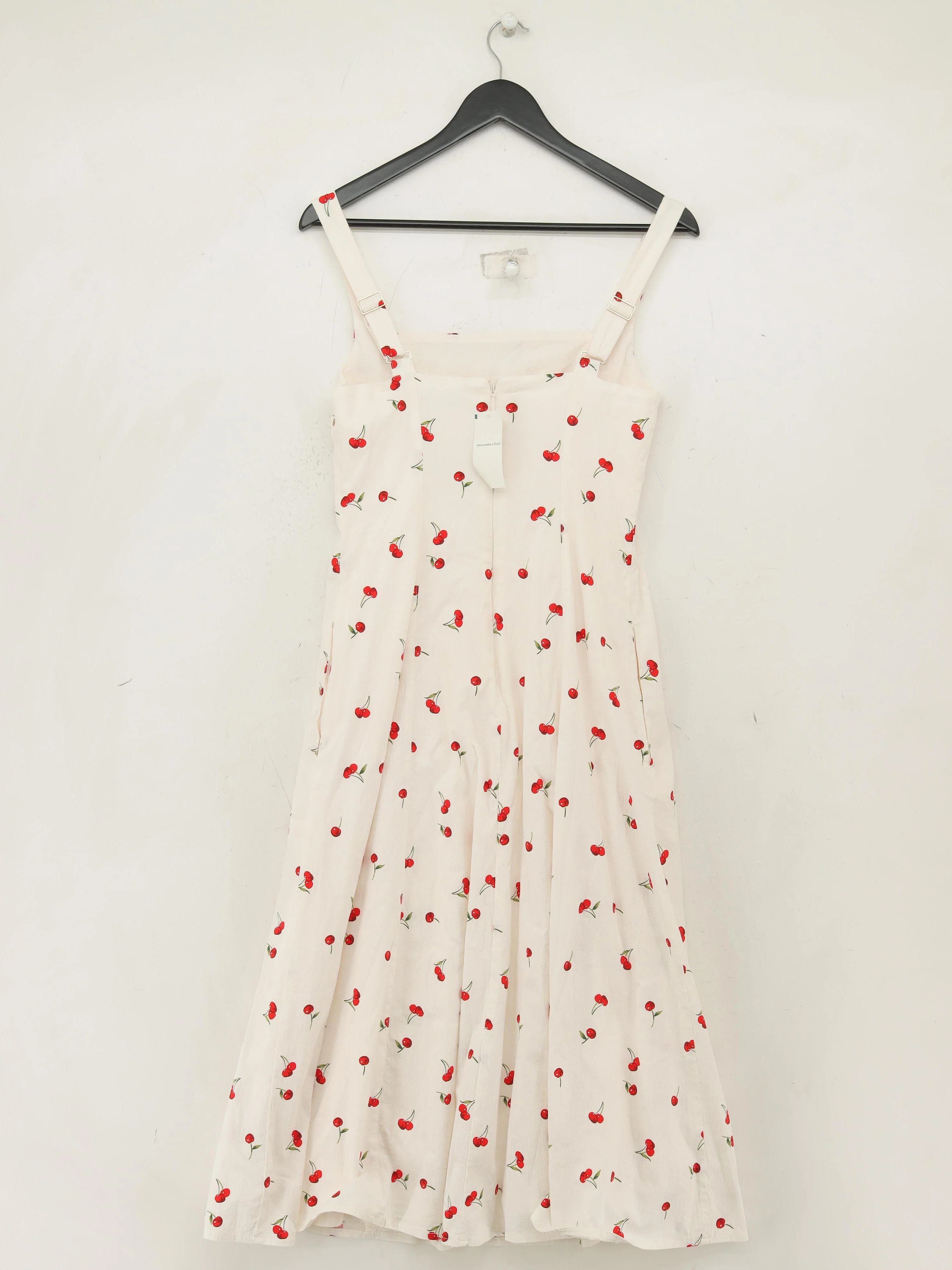 Abercrombie & Fitch Skater Midi Dress M in Cream - Image 2