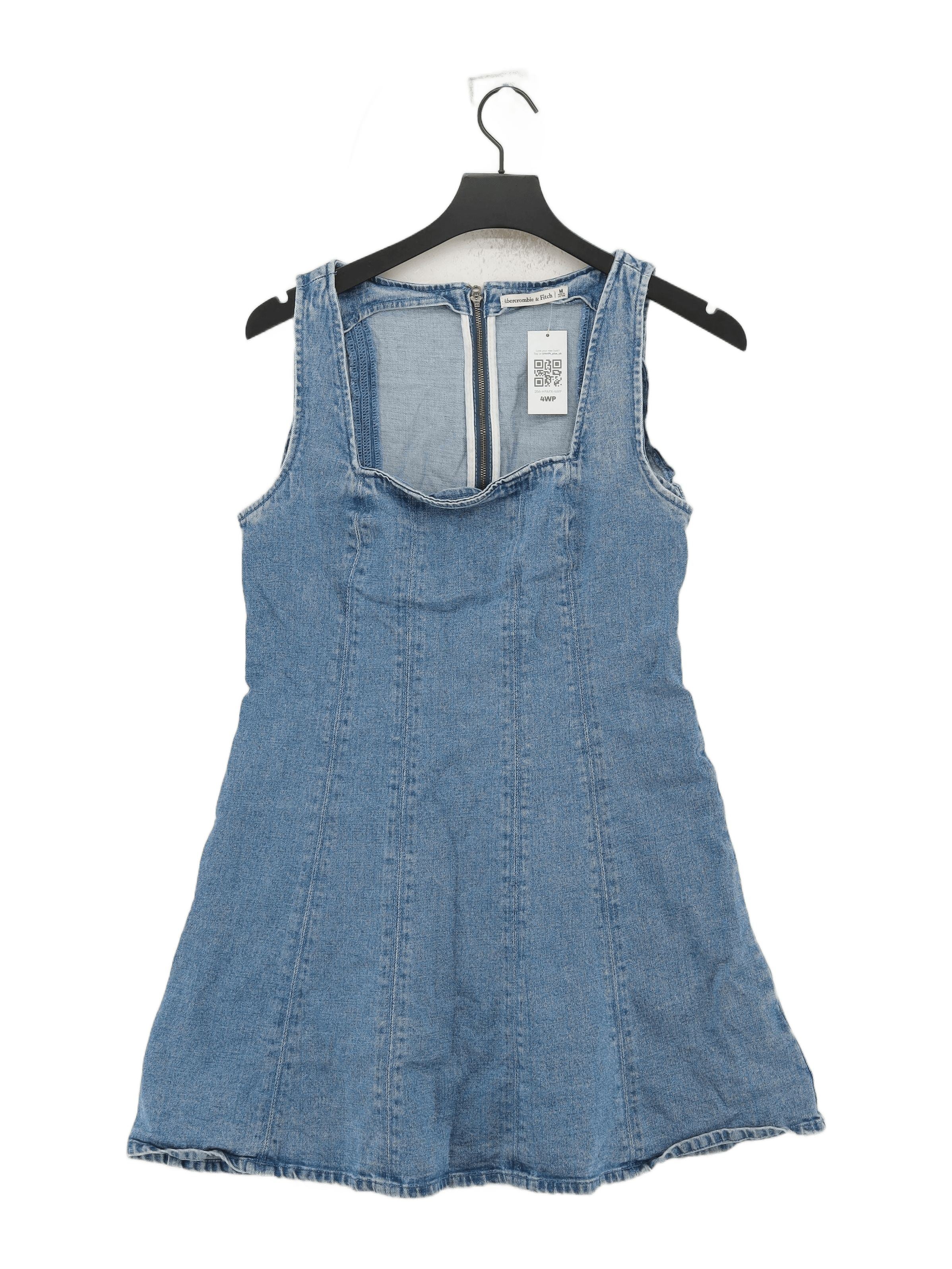 Abercrombie & Fitch Skater Mini Dress M in Blue