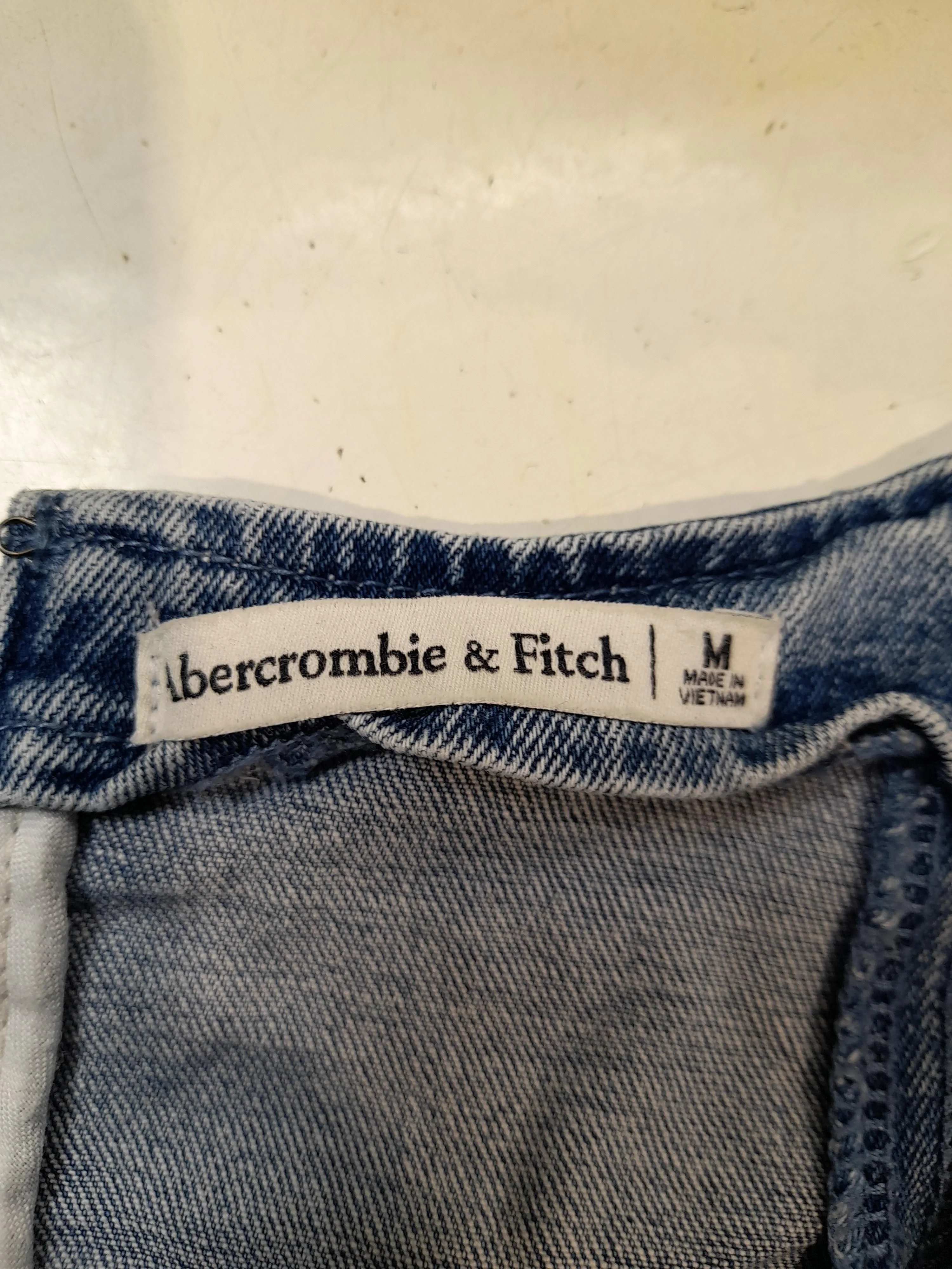 Abercrombie & Fitch Skater Mini Dress M in Blue - Image 5