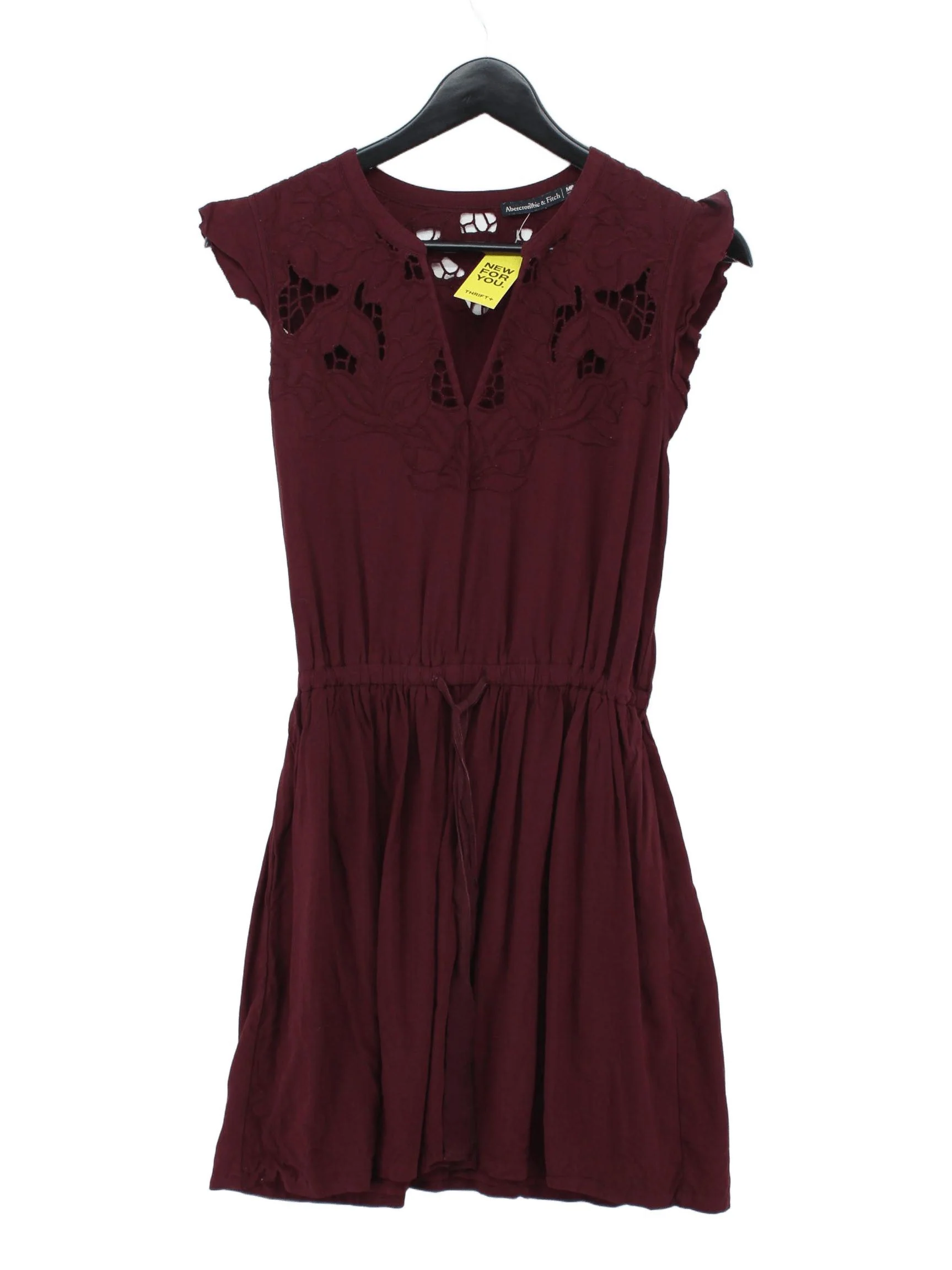 Abercrombie & Fitch Skater Mini Dress UK10 in Red