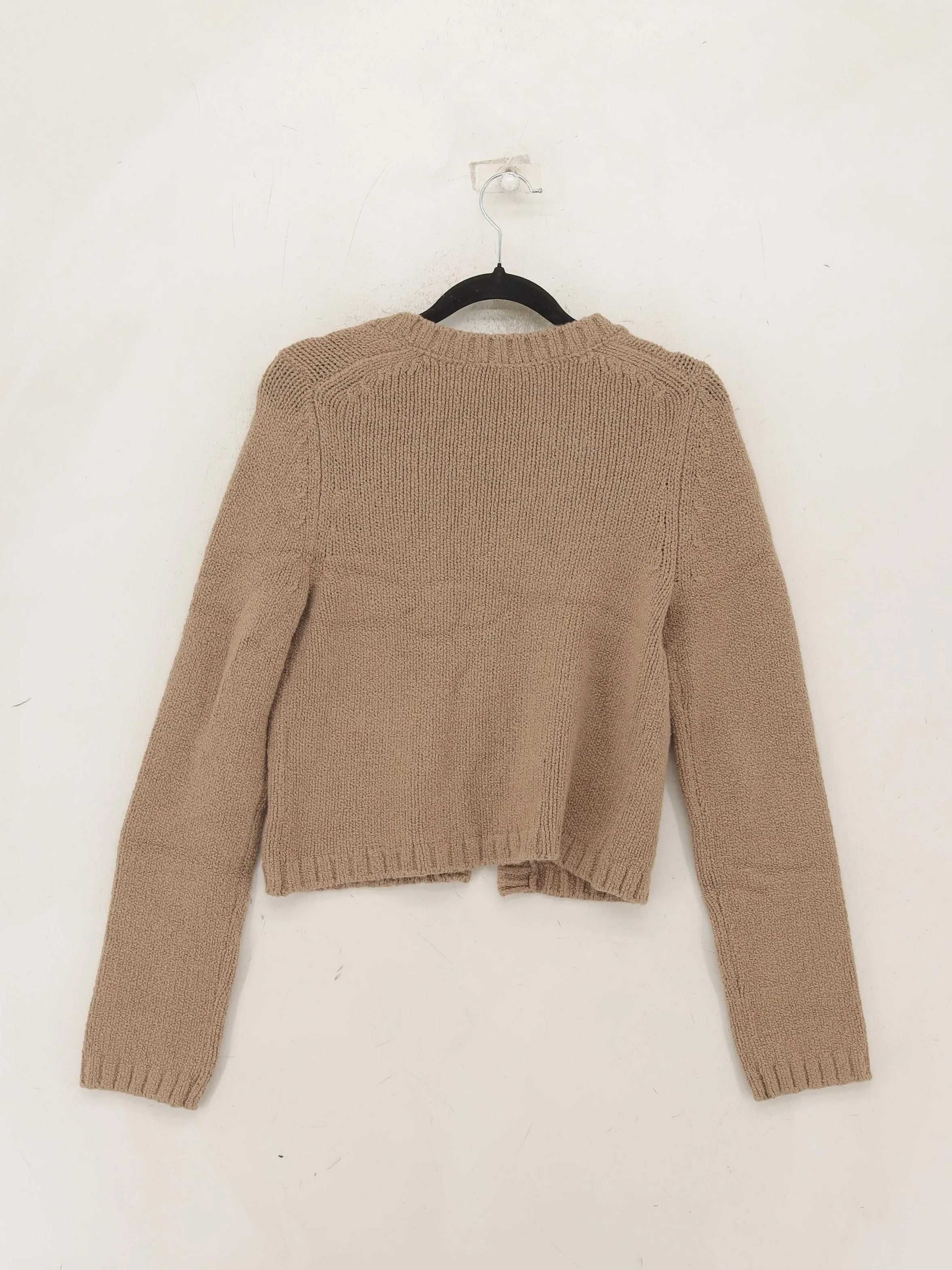 Abercrombie & Fitch Women's Cardigan S Tan Acrylic - Image 2