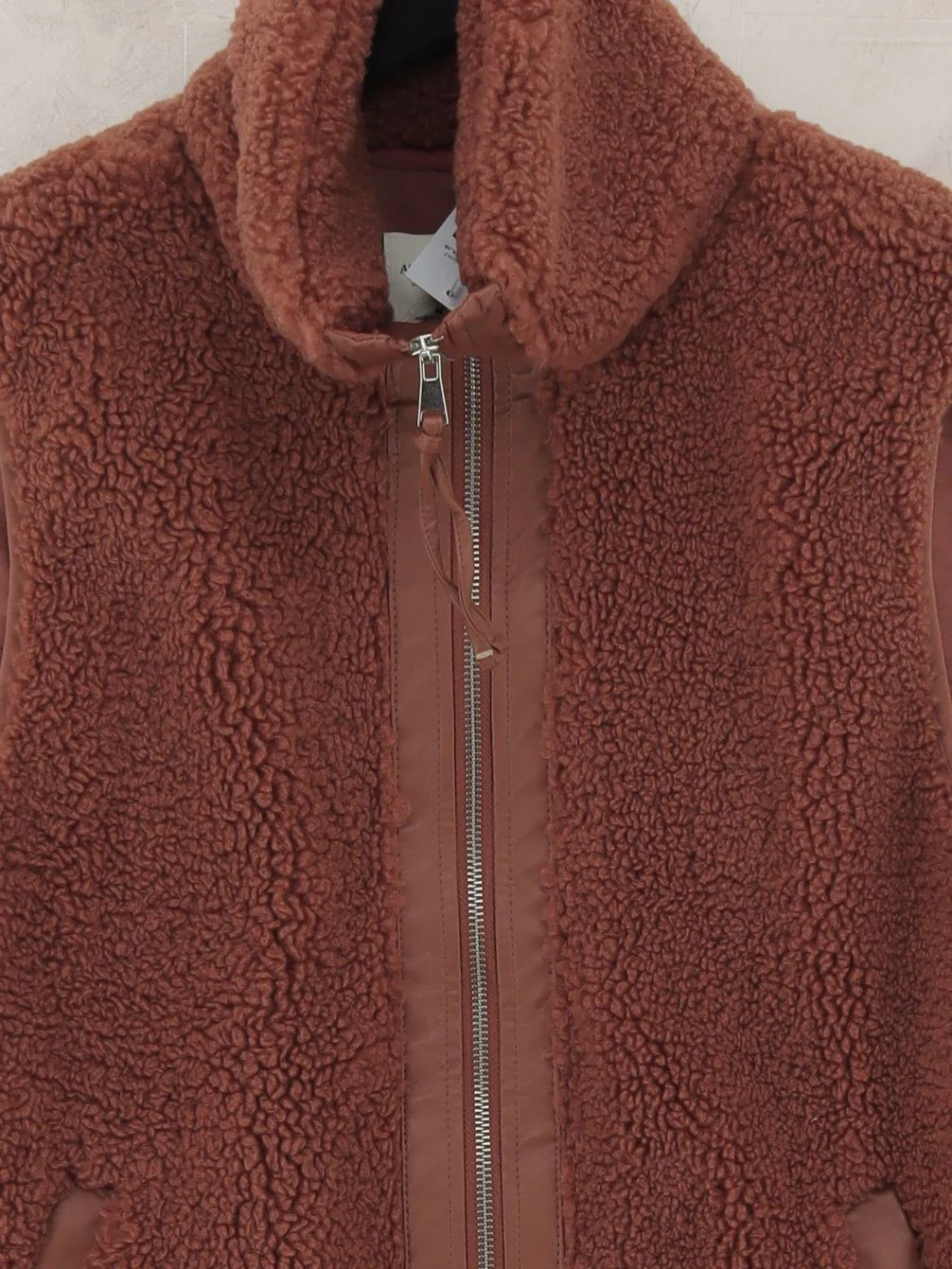 Abercrombie & Fitch Women's Coat M Brown Faux Fur - Image 3