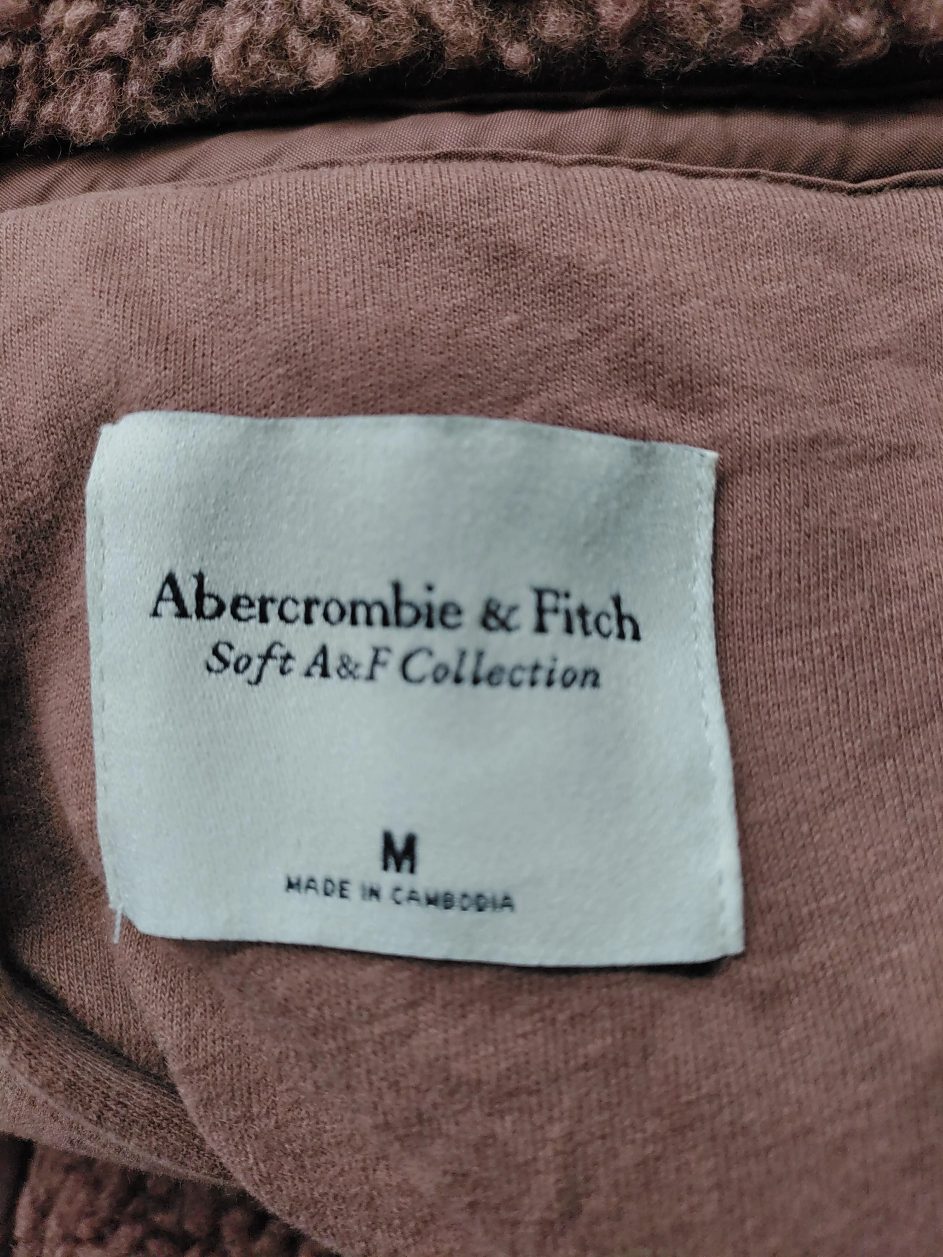 Abercrombie & Fitch Women's Coat M Brown Faux Fur - Image 5