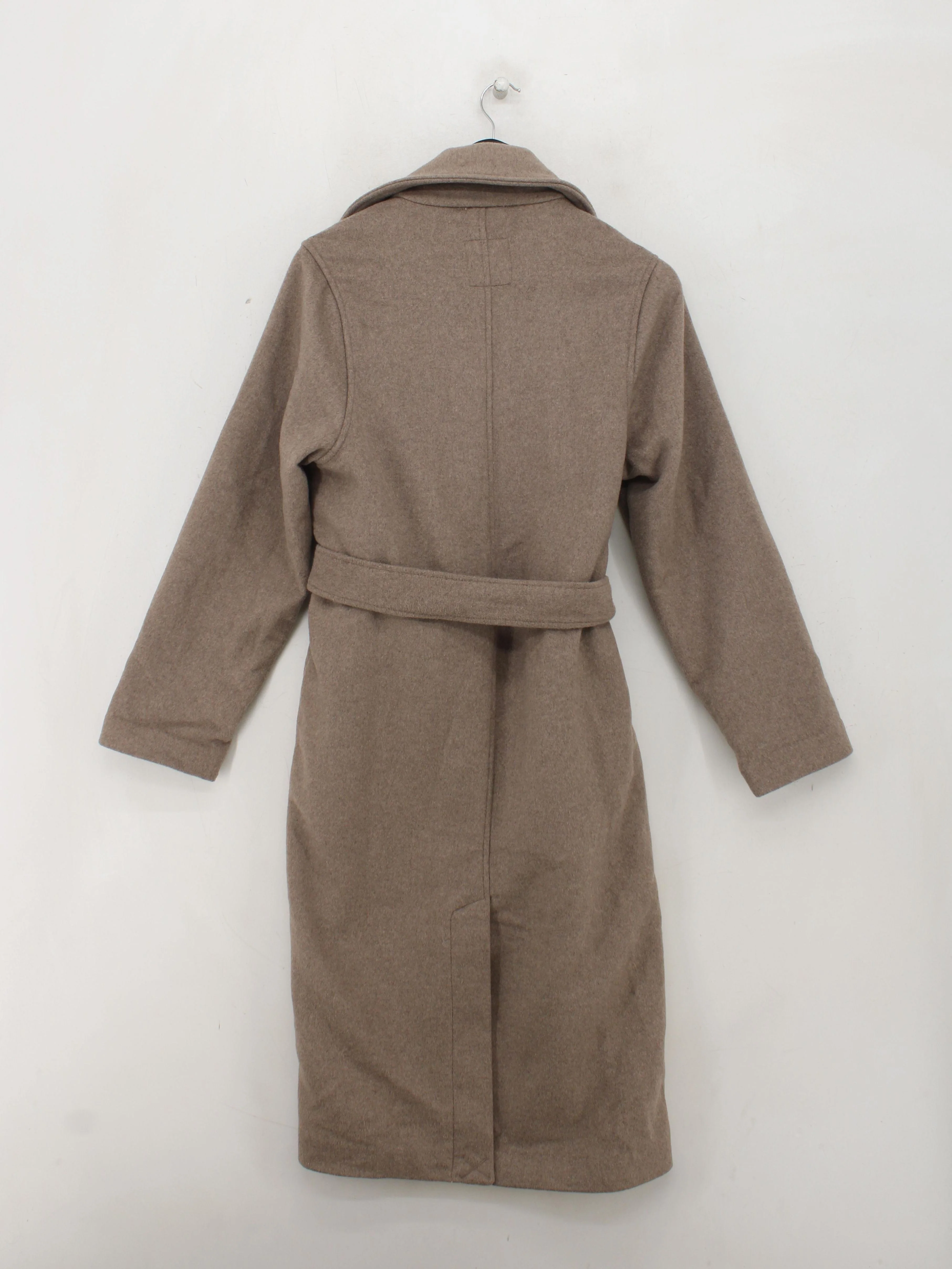 Abercrombie & Fitch Women's Coat XS Brown Wool - Image 2