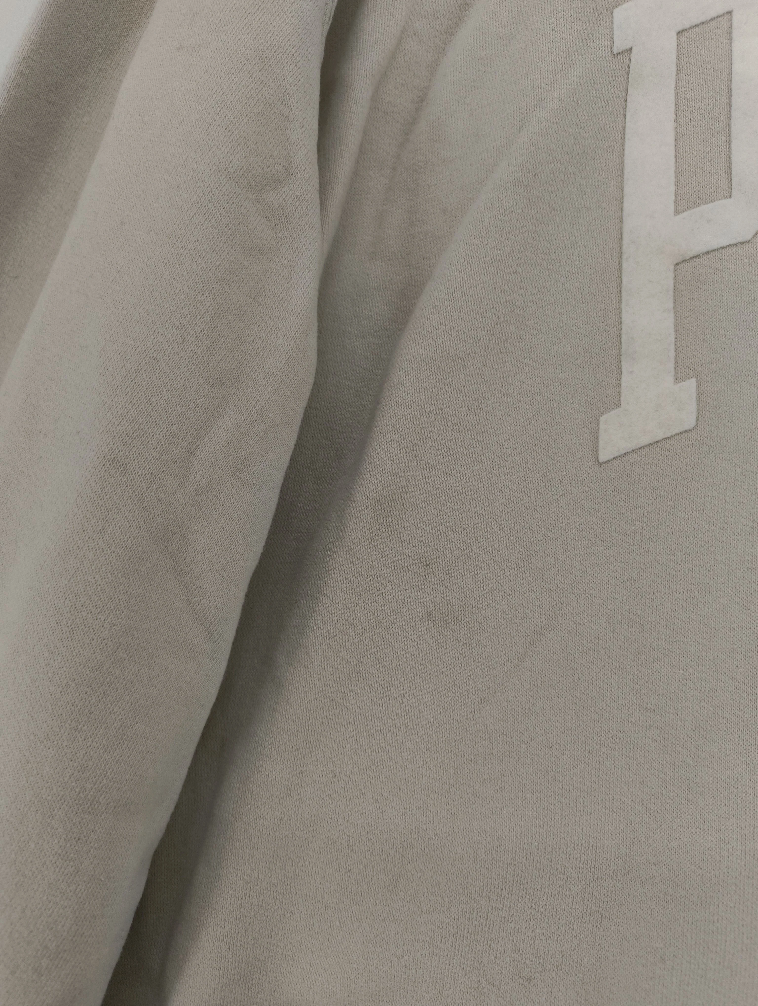 Abercrombie & Fitch Women's Hoodie L Cream Cotton with Polyester Pullover - Image 5