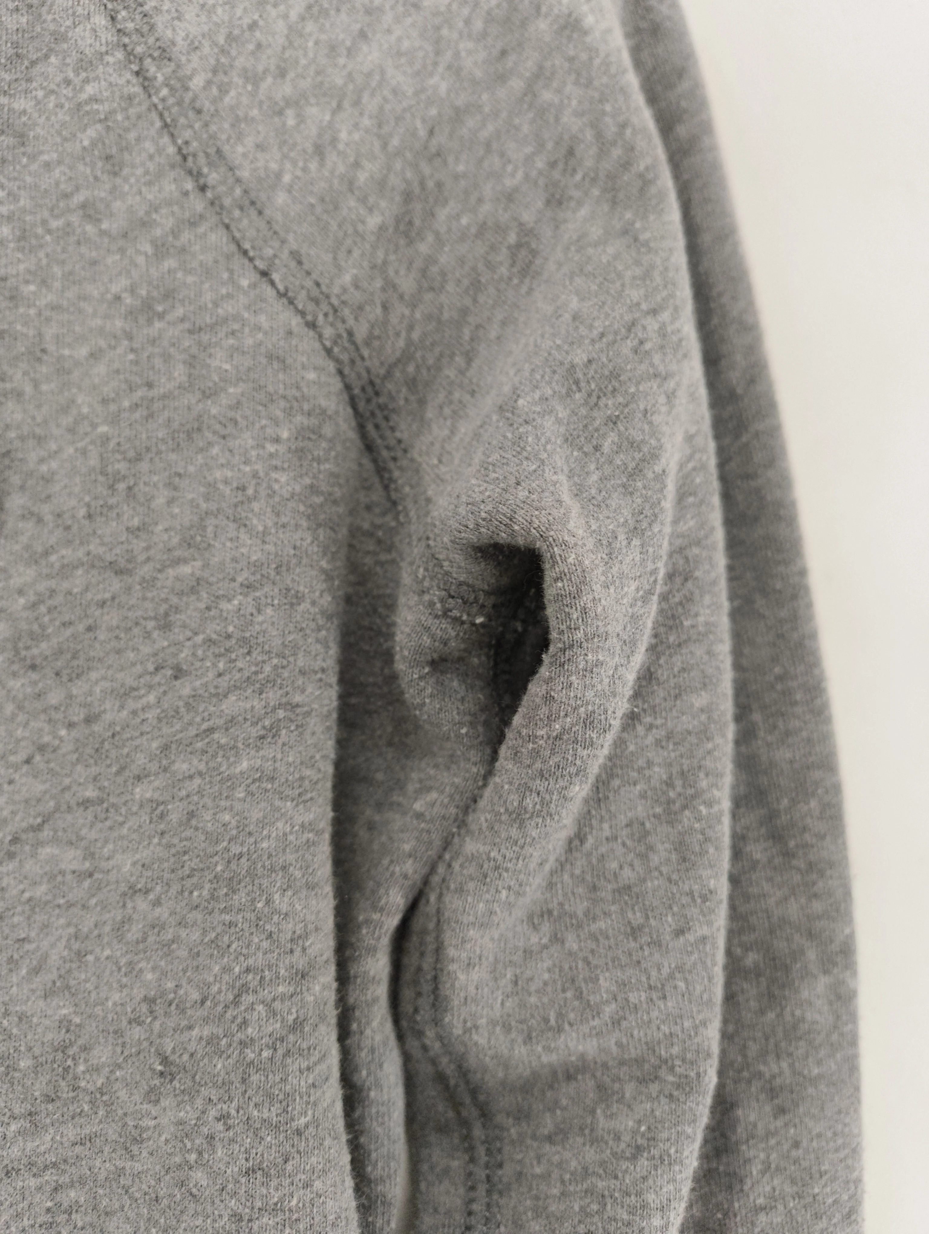 Abercrombie & Fitch Women's Hoodie M Grey Cotton with Polyester Pullover - Image 5