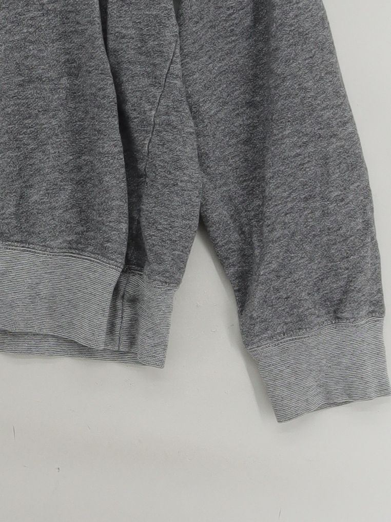 Abercrombie & Fitch Women's Hoodie M Grey Graphic Cotton with Polyester Pullover - Image 4