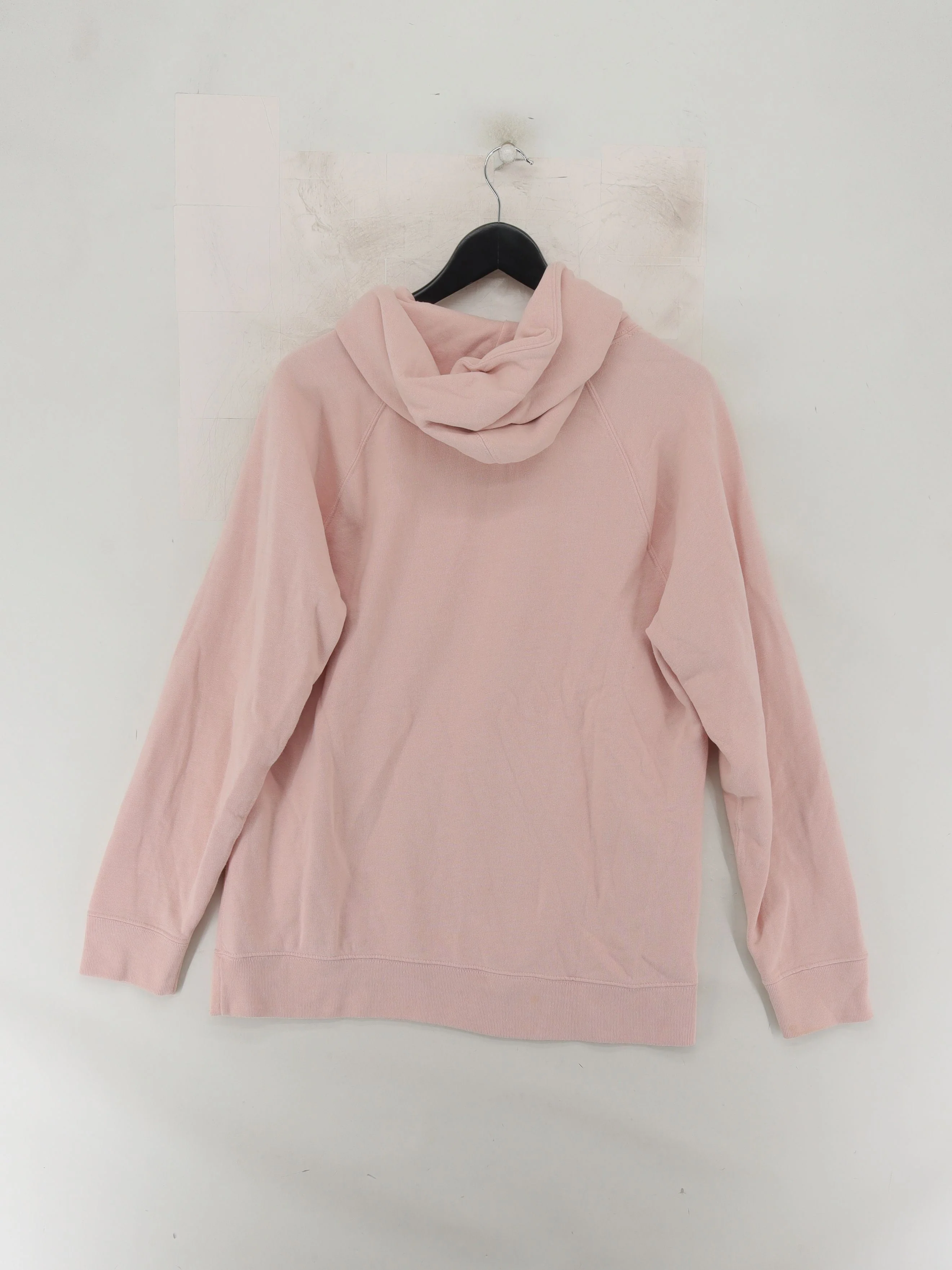 Abercrombie & Fitch Women's Hoodie M Pink Cotton with Polyester Pullover - Image 2