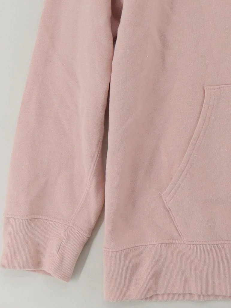 Abercrombie & Fitch Women's Hoodie M Pink Cotton with Polyester Pullover - Image 4