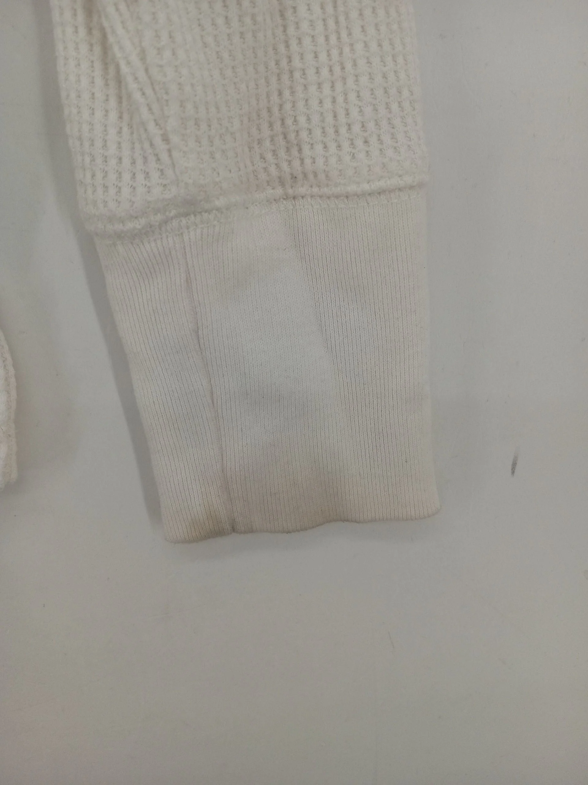 Abercrombie & Fitch Women's Hoodie M White Cotton with Polyester Pullover - Image 5