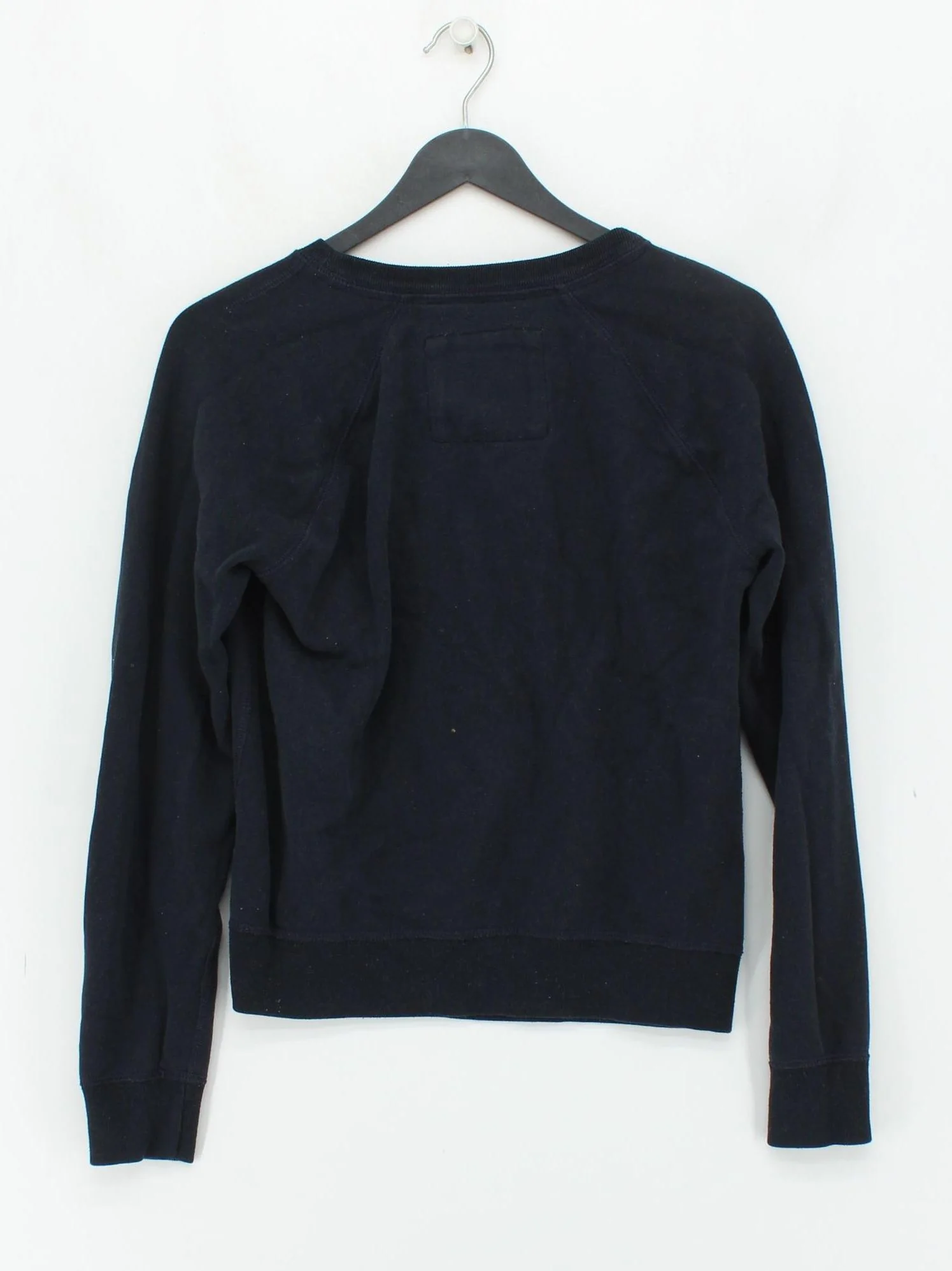 Abercrombie & Fitch Women's Hoodie S Blue Graphic Cotton with Polyester Pullover - Image 2
