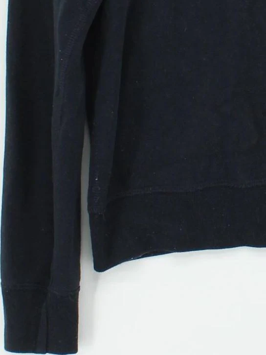 Abercrombie & Fitch Women's Hoodie S Blue Graphic Cotton with Polyester Pullover - Image 4
