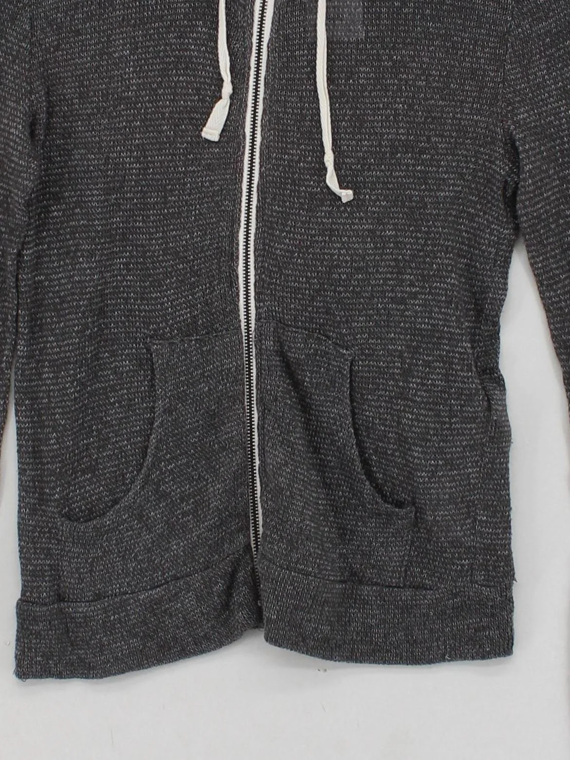 Abercrombie & Fitch Women's Hoodie XXS Grey Lyocell Modal - Image 3
