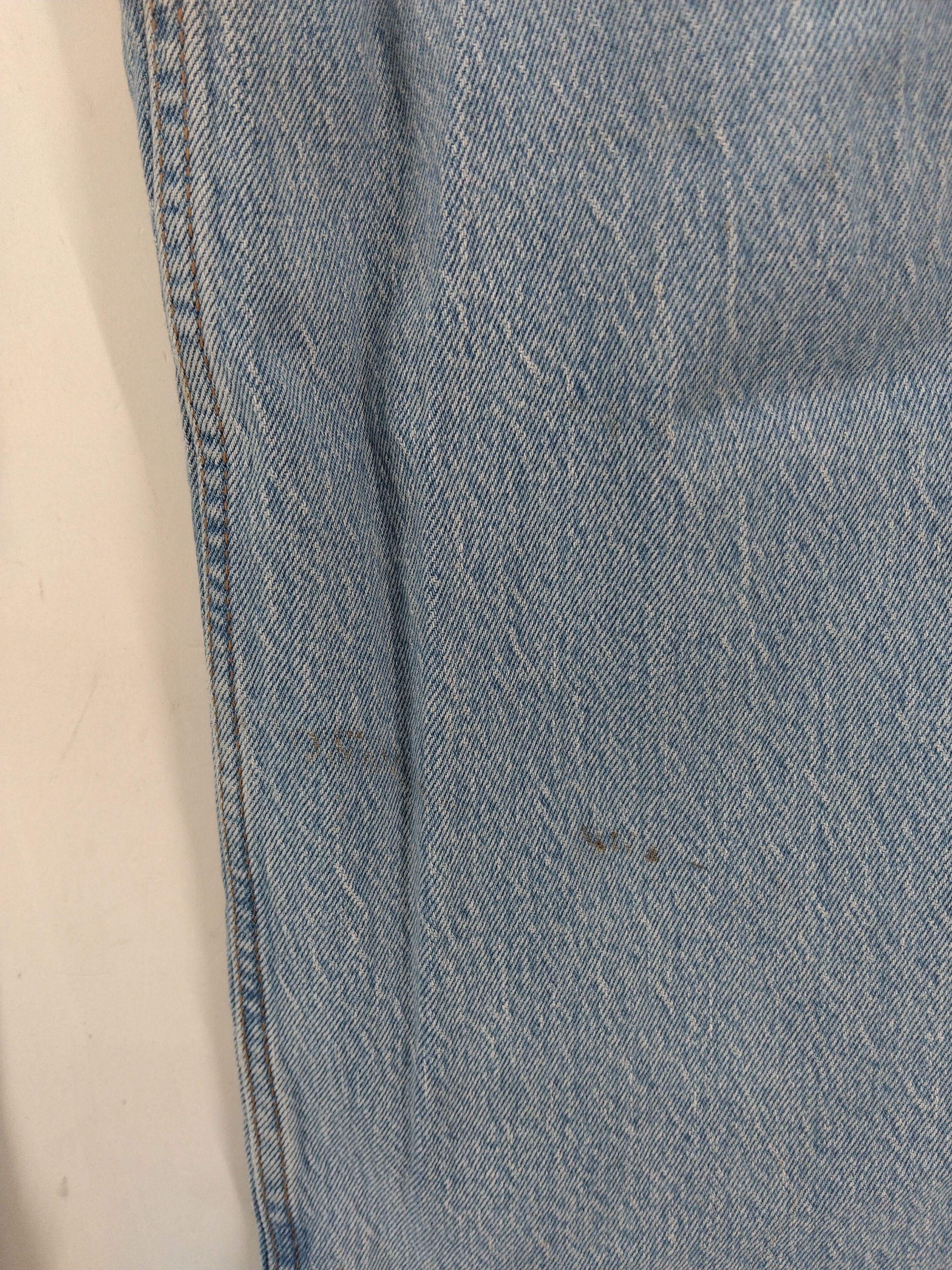 Abercrombie & Fitch Women's Jeans S Blue Cotton with Elastane Wide-Leg - Image 5