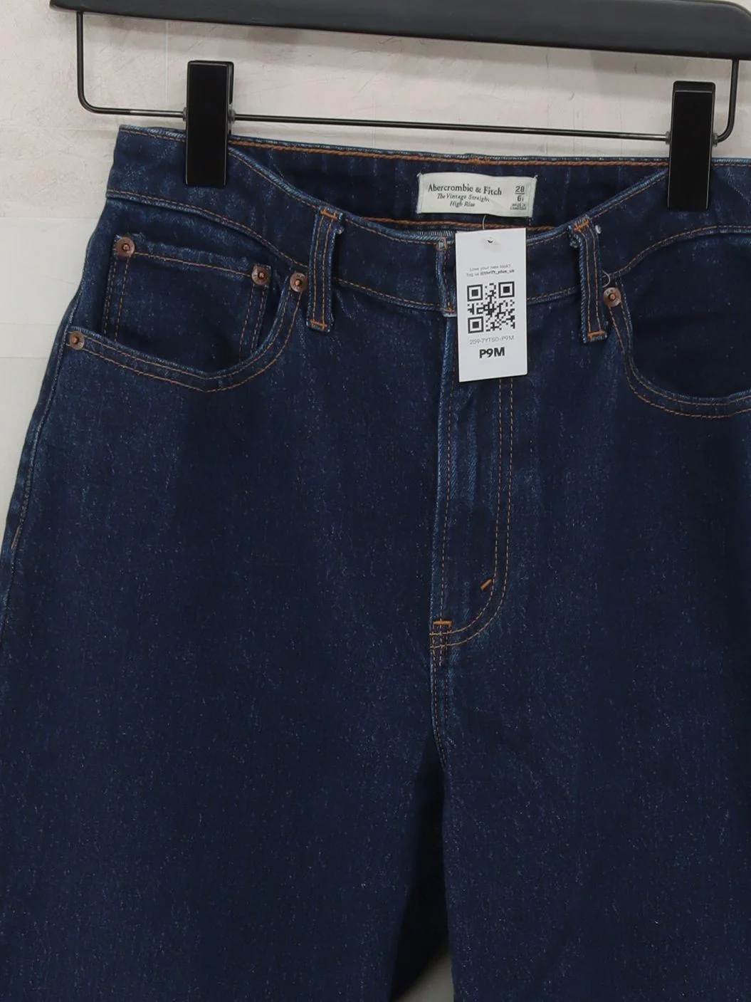 Abercrombie & Fitch Women's Jeans UK 10 Blue 100% Cotton Straight - Image 3