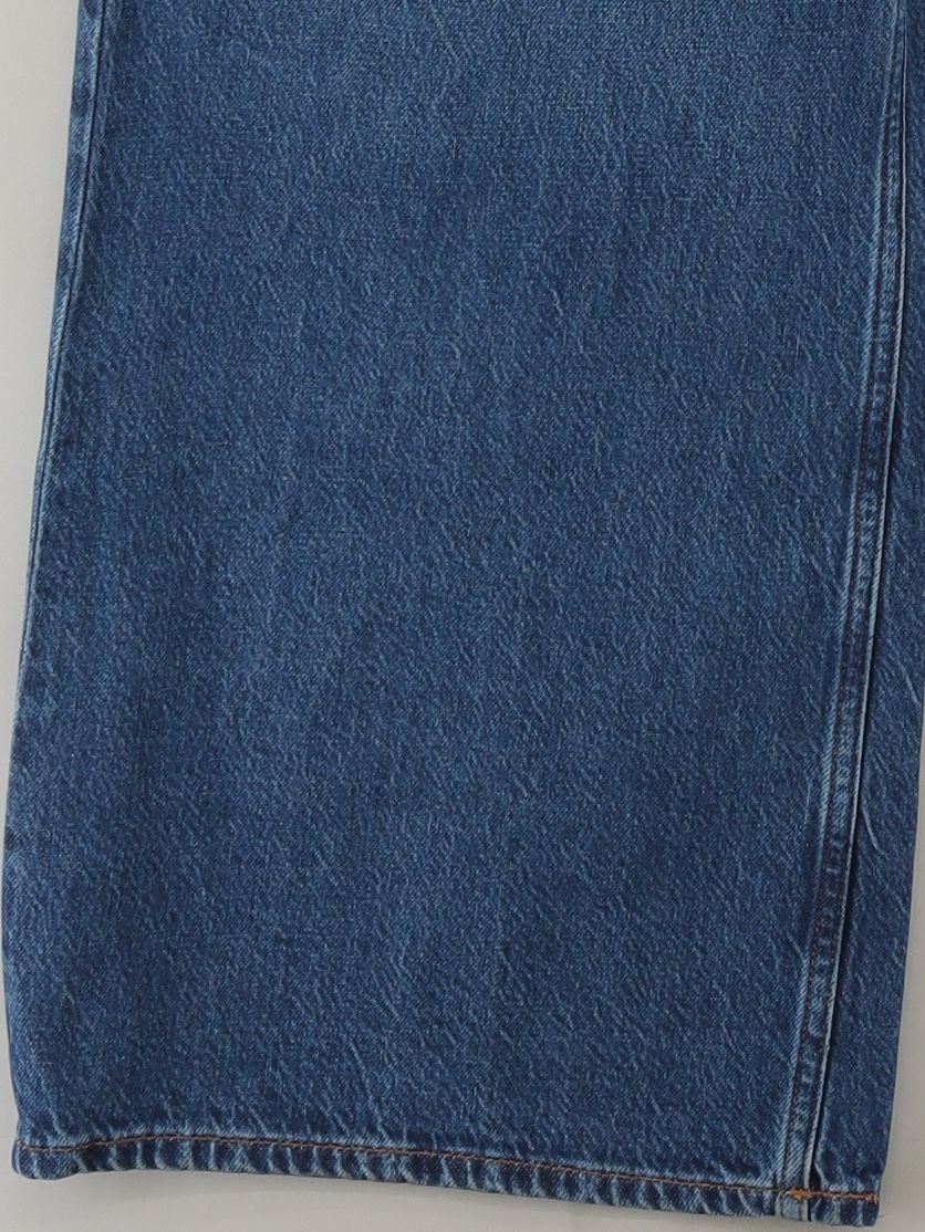 Abercrombie & Fitch Women's Jeans UK 10 Blue Cotton with Elastane Wide-Leg - Image 4