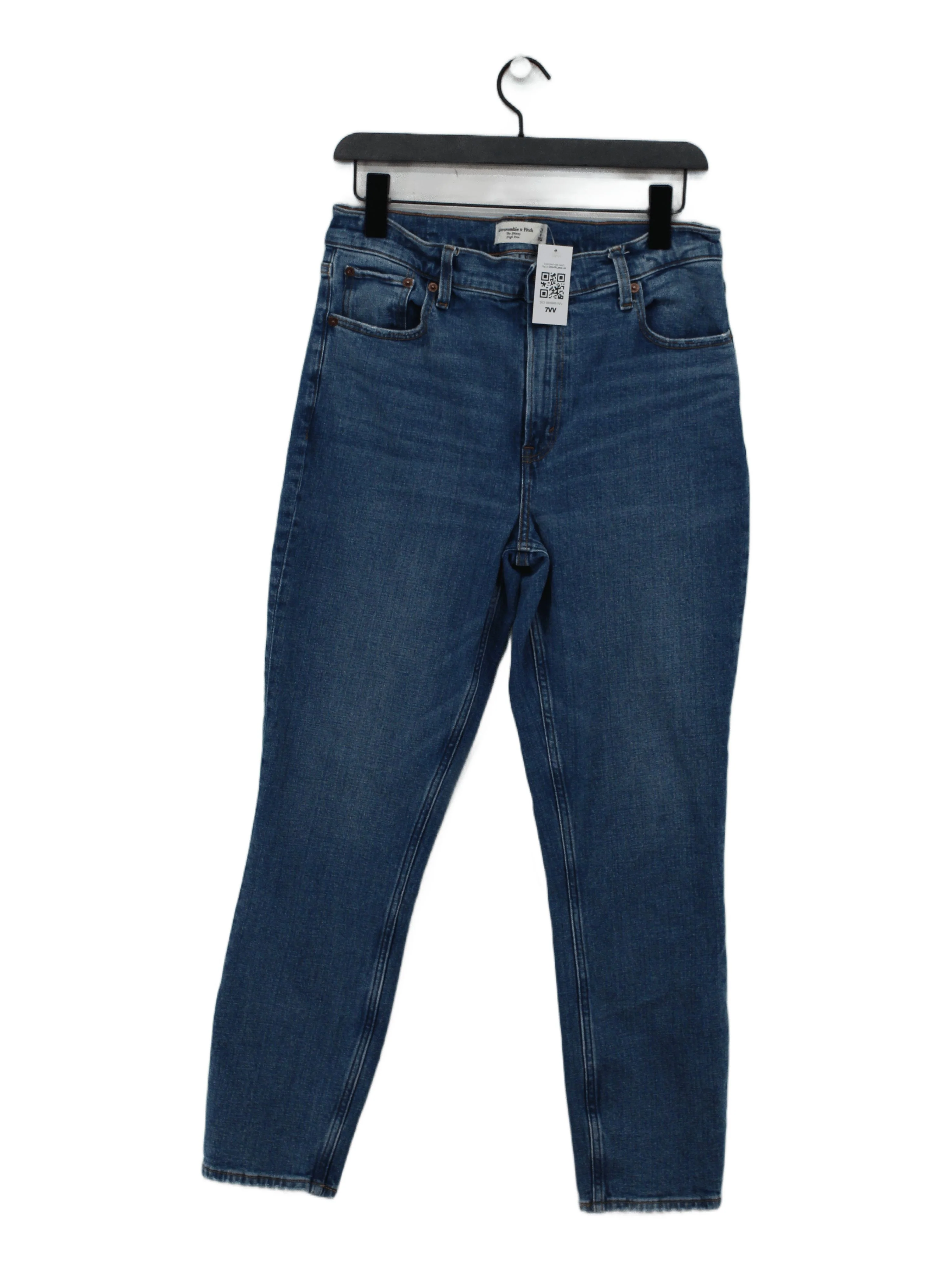 Abercrombie & Fitch Women's Jeans UK 12 Blue Cotton with Elastane Skinny