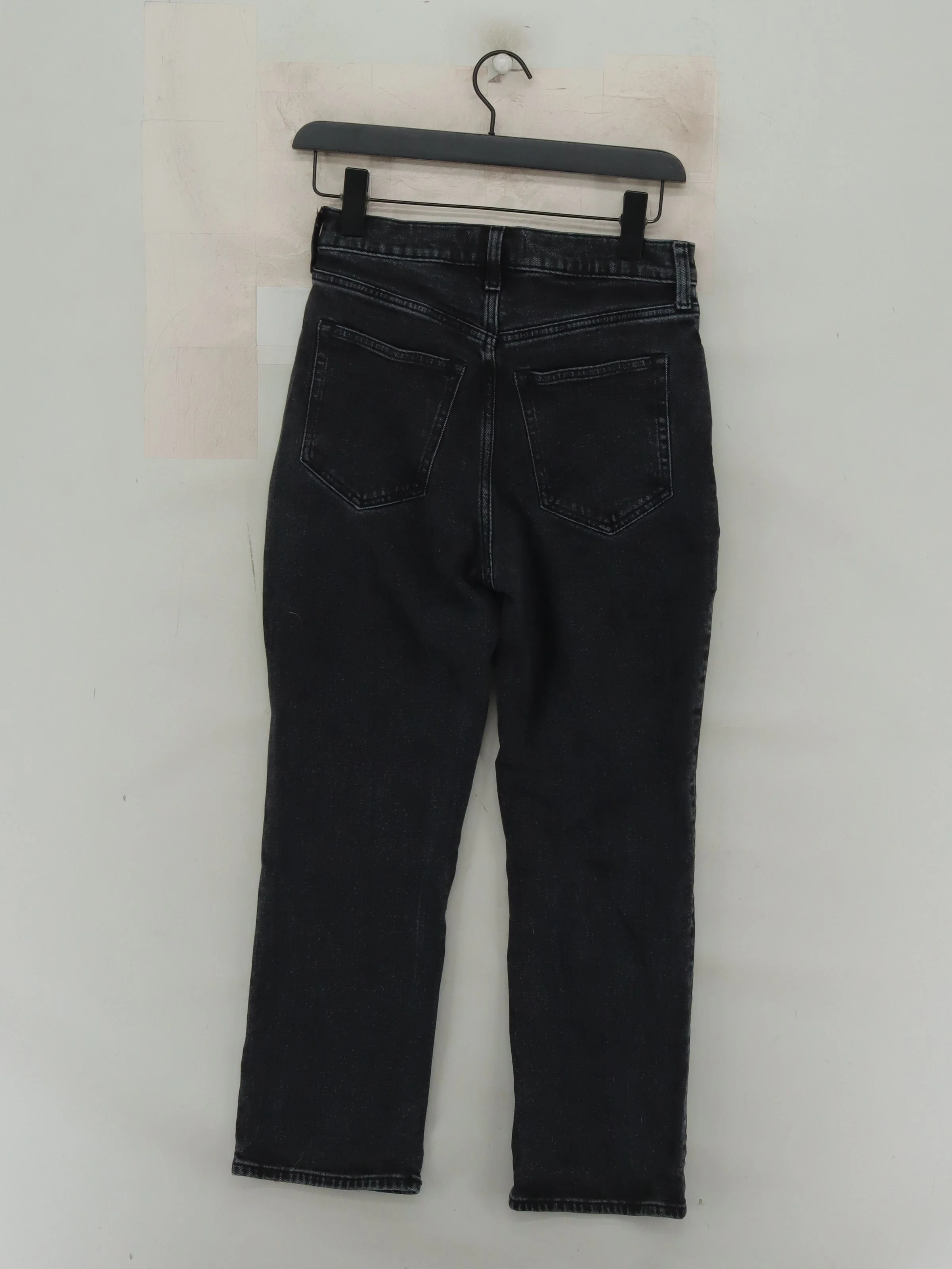 Abercrombie & Fitch Women's Jeans UK 8 Black Cotton with Elastane Straight - Image 2
