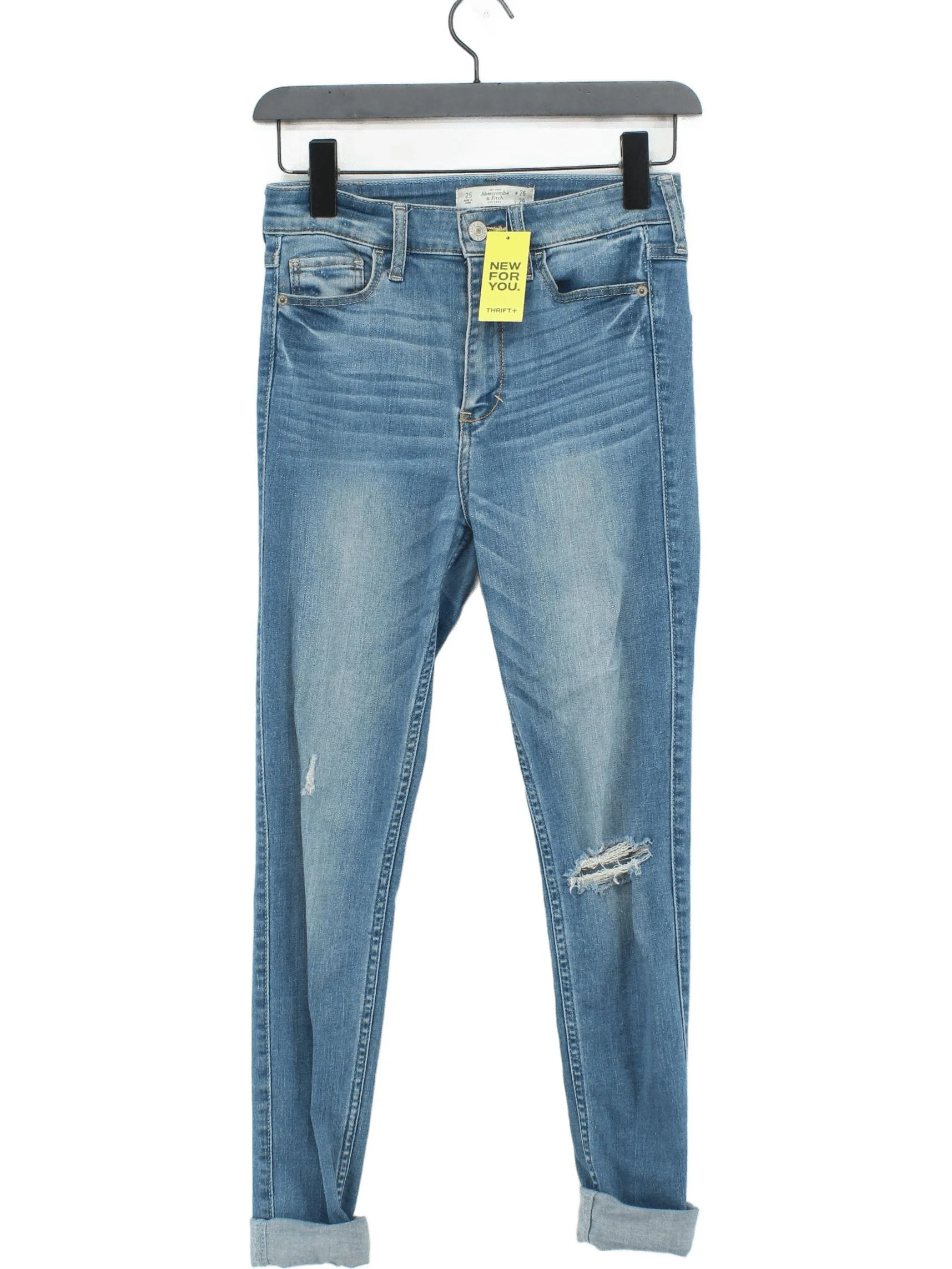 Abercrombie & Fitch Women's Jeans W 26 in Blue Cotton