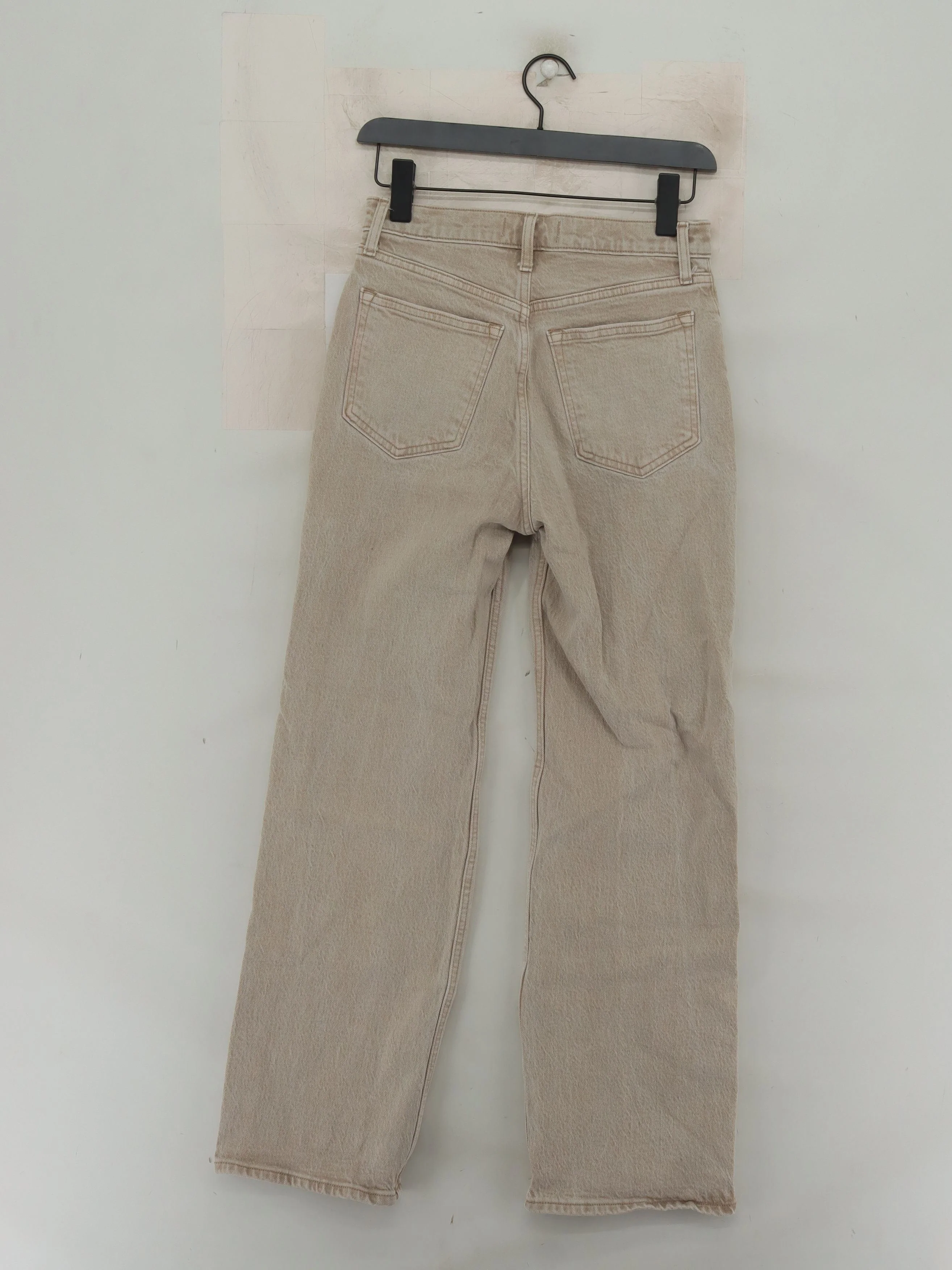 Abercrombie & Fitch Women's Jeans W 26 in Tan Cotton with Elastane Boyfriend - Image 2