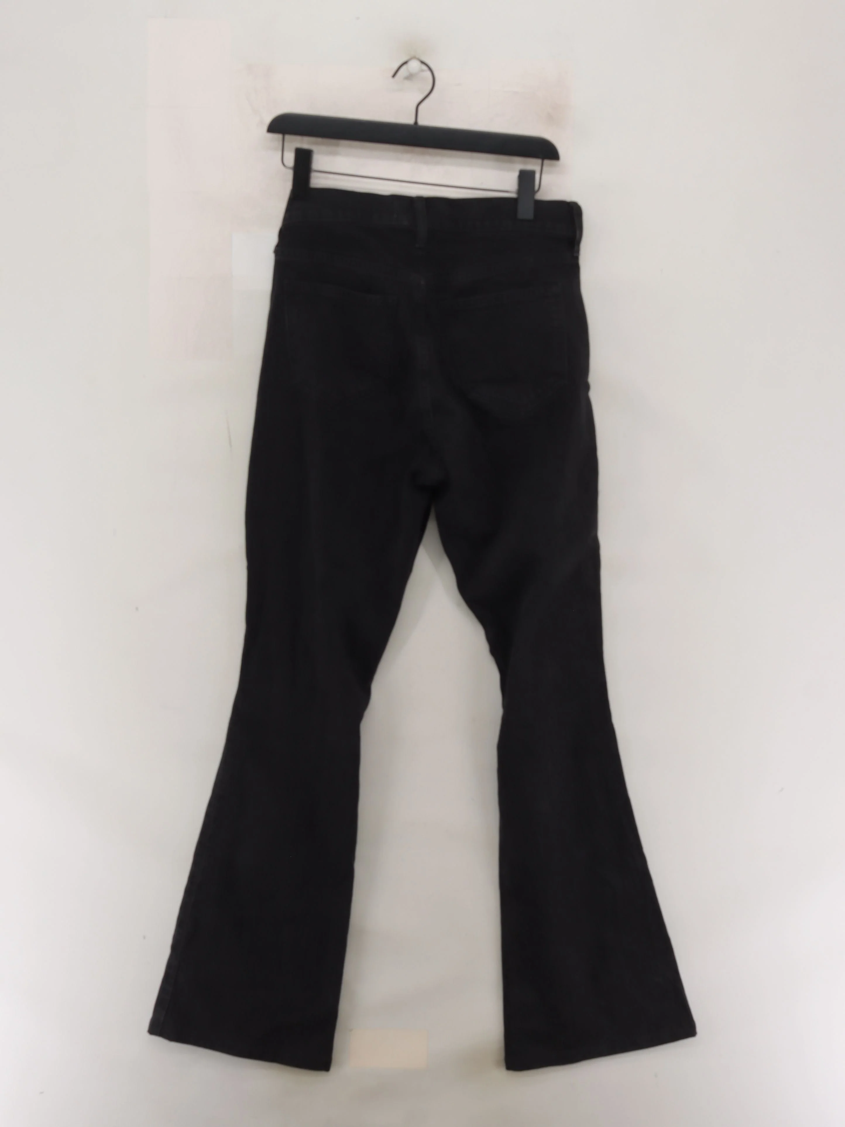 Abercrombie & Fitch Women's Jeans W 27 in Black Cotton with Elastane Flared - Image 2