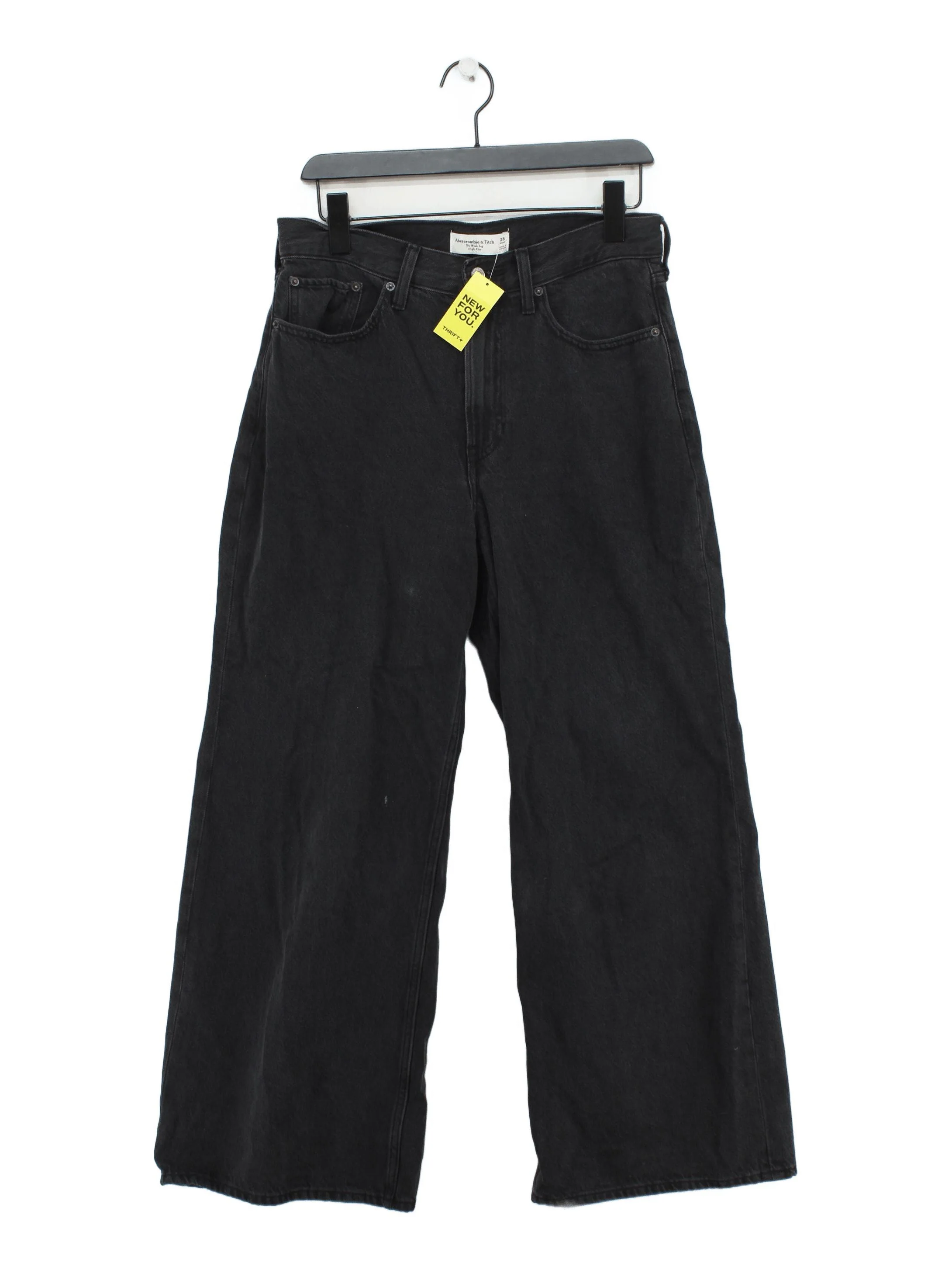 Abercrombie & Fitch Women's Jeans W 28 in Black Cotton