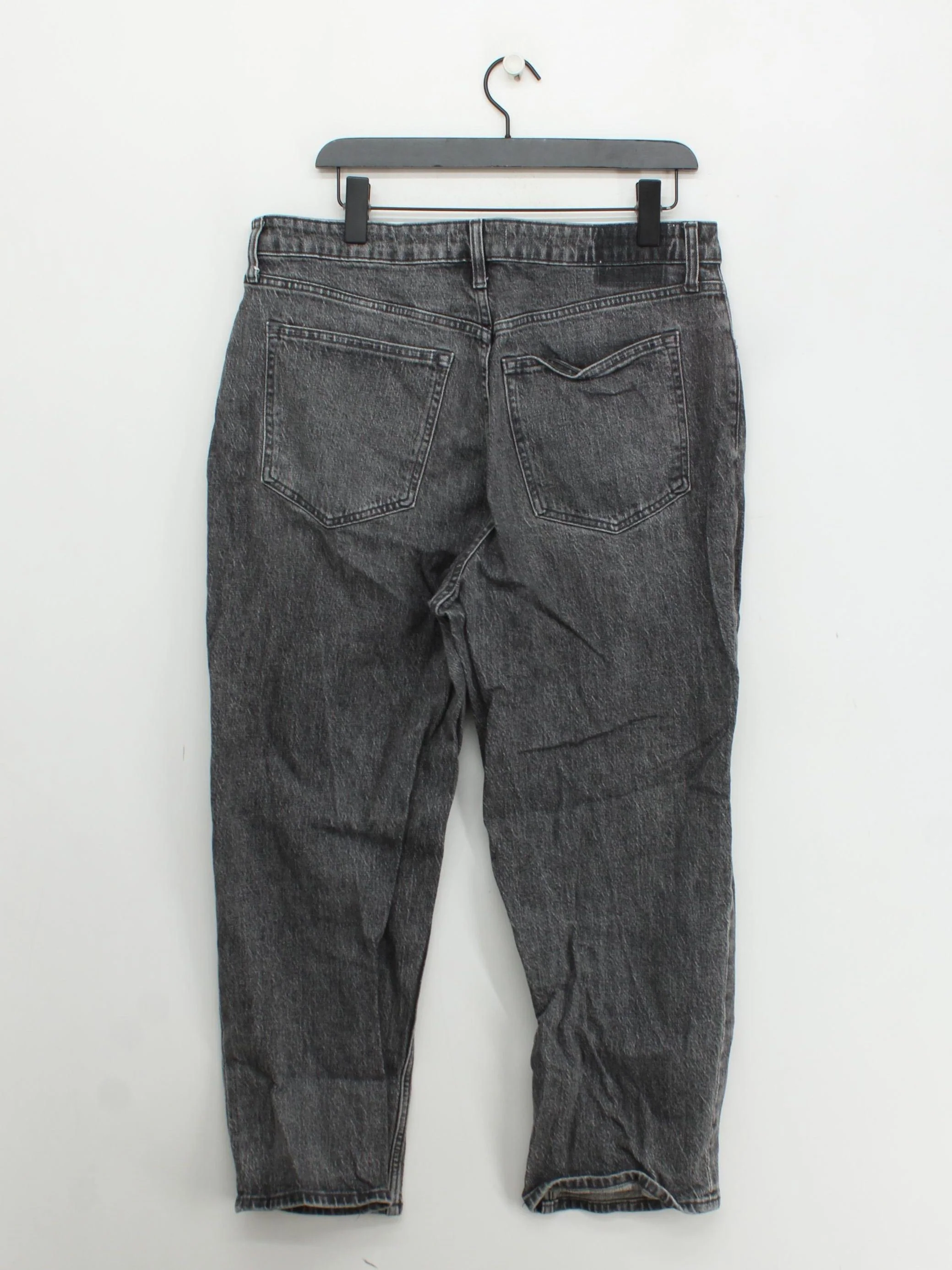 Abercrombie & Fitch Women's Jeans W 32 in Grey Cotton with Elastane Straight - Image 2