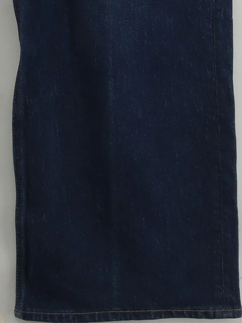 Abercrombie & Fitch Women's Jeans W 34 in Blue Cotton with Elastane Wide-Leg - Image 4