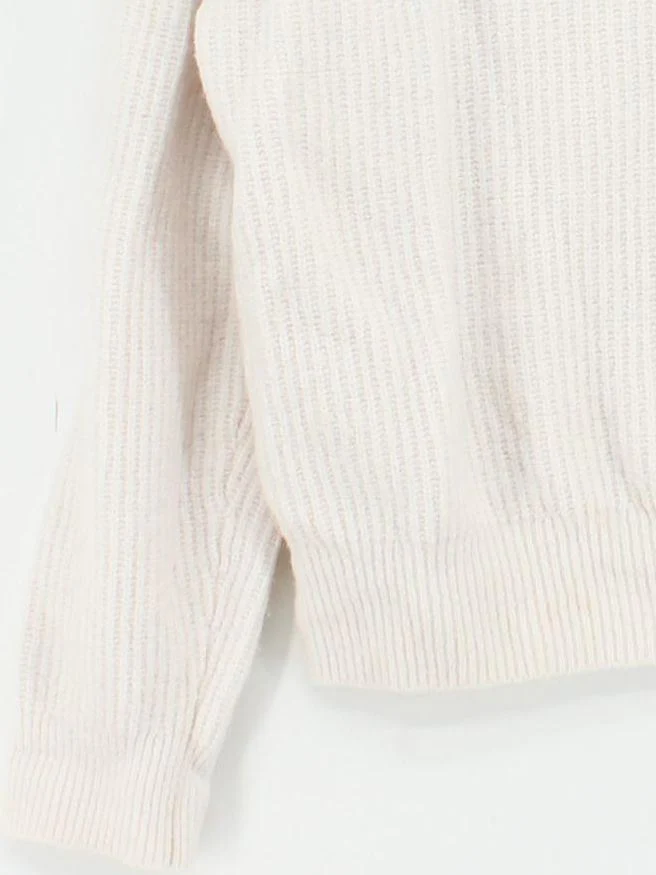 Abercrombie & Fitch Women's Jumper M Pink Wool with Nylon, Elastane Pullover - Image 4